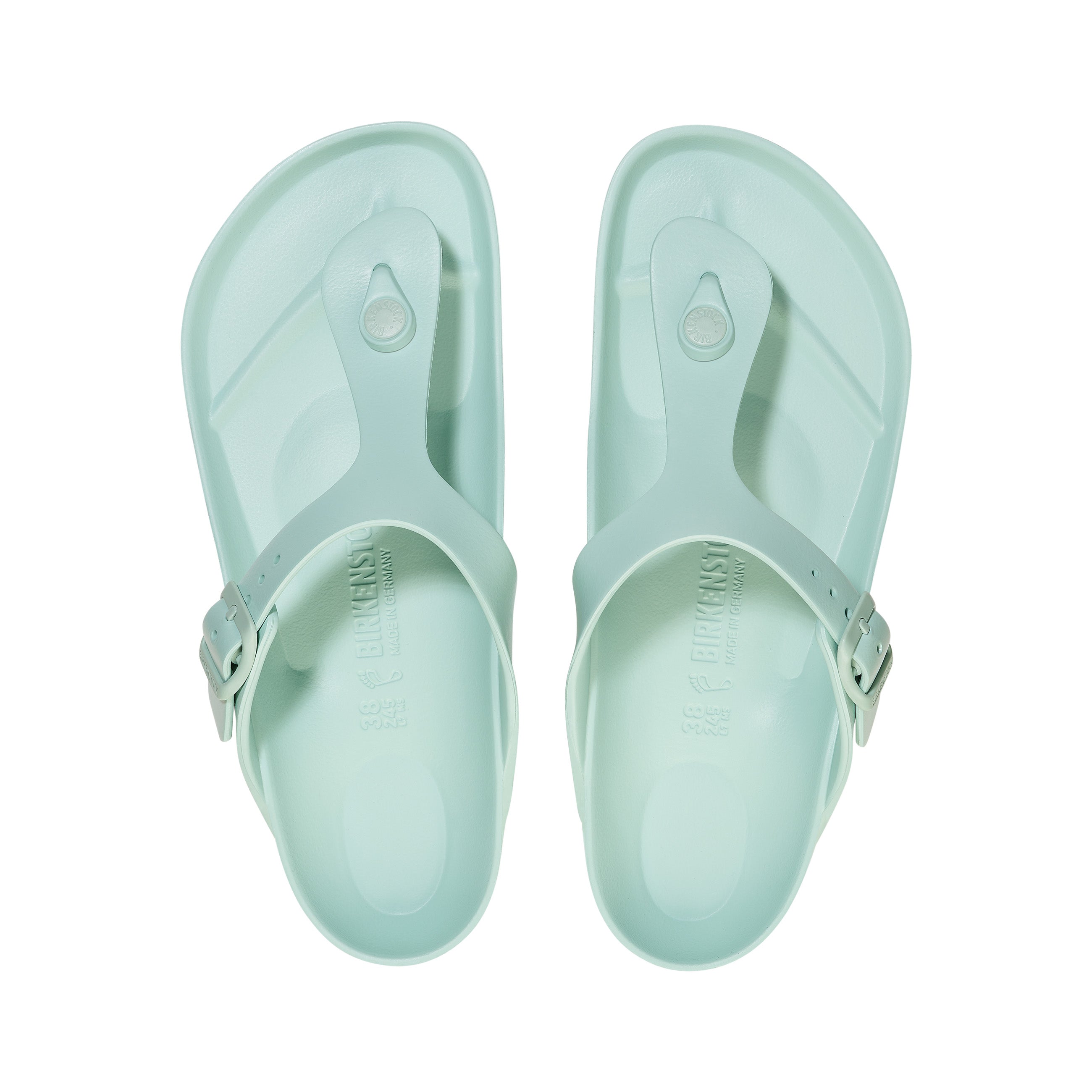 Birkenstock Gizeh EVA Surf Green top view