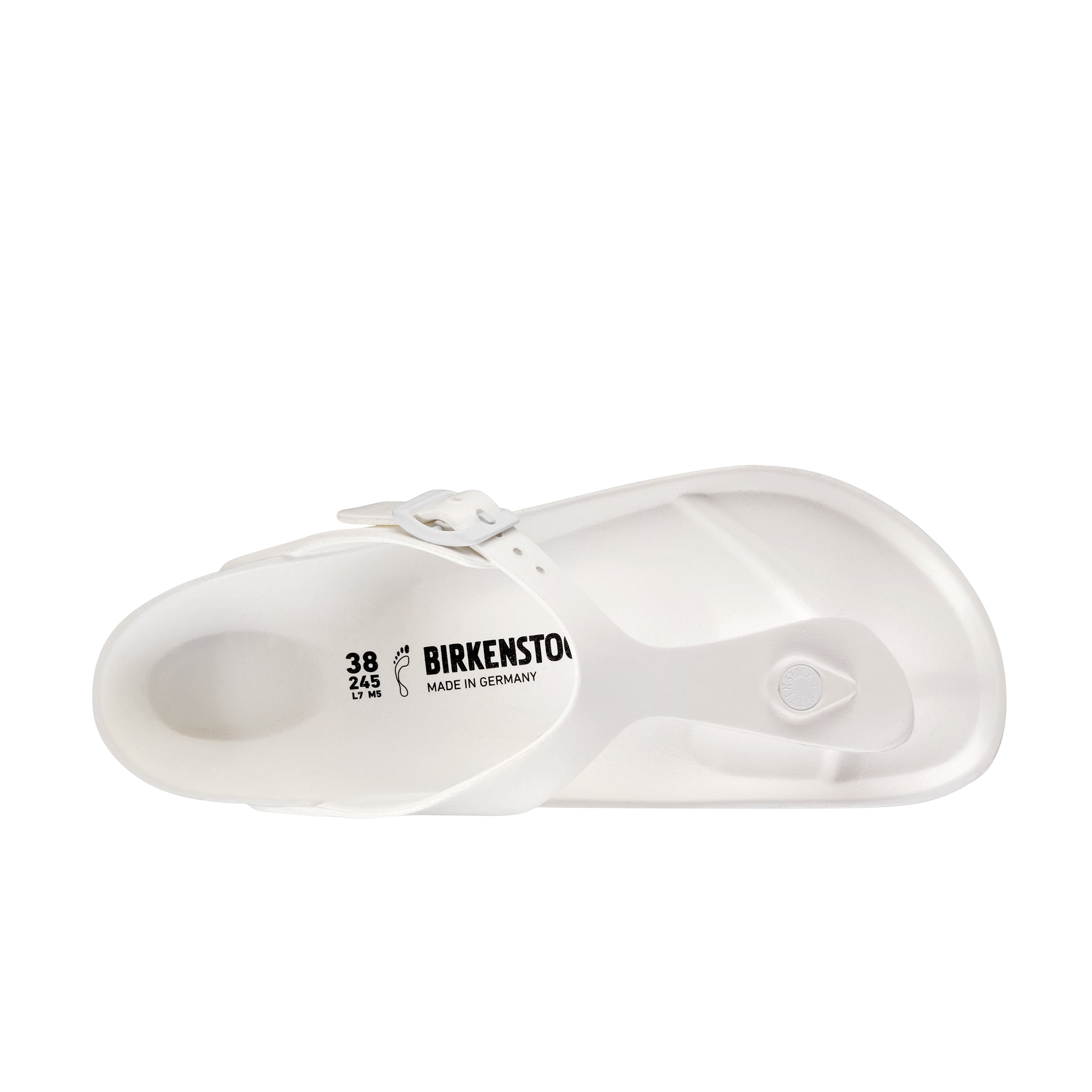 Birkenstock Gizeh EVA White top view