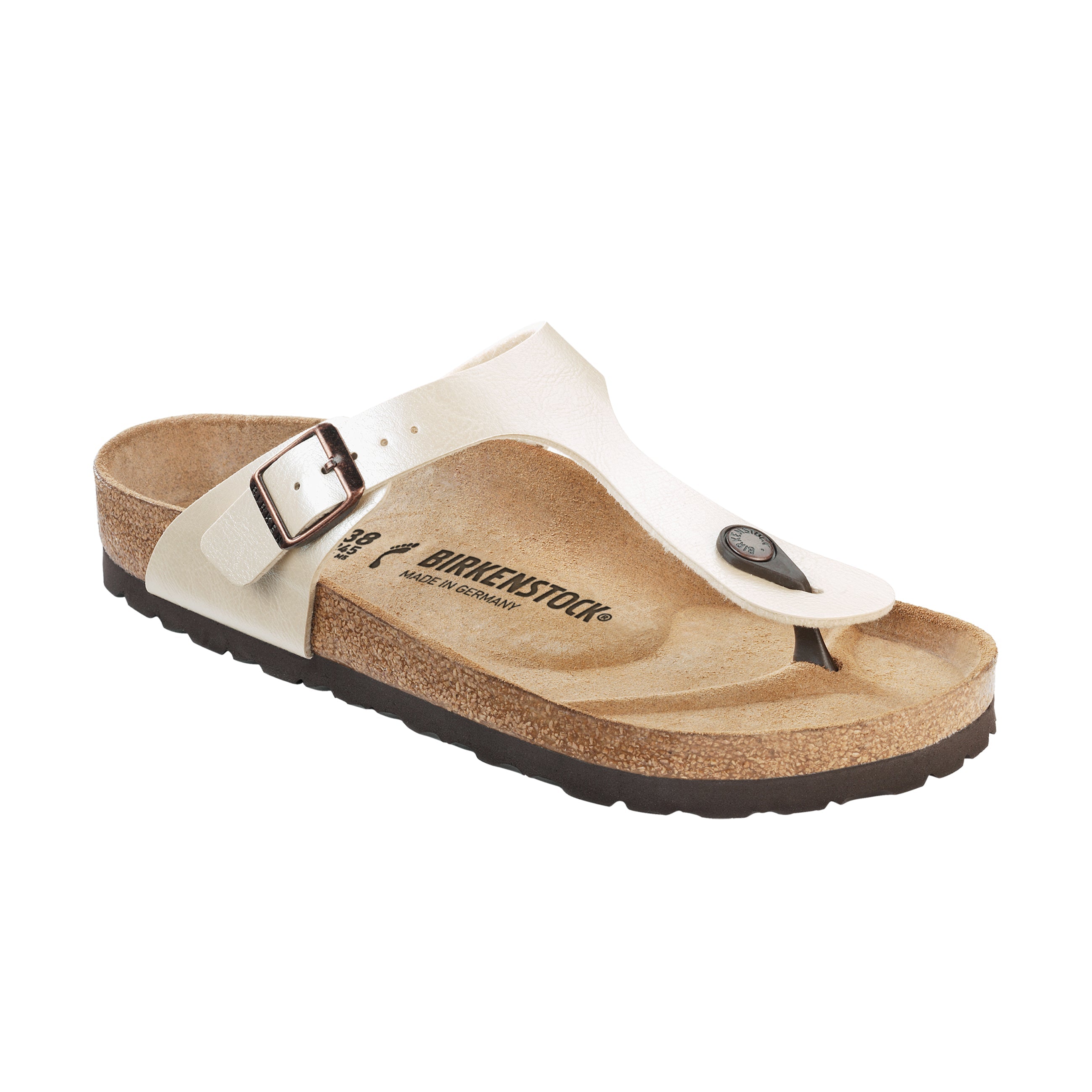 Birkenstock Gizeh Graceful Pearl White Birko-Flor