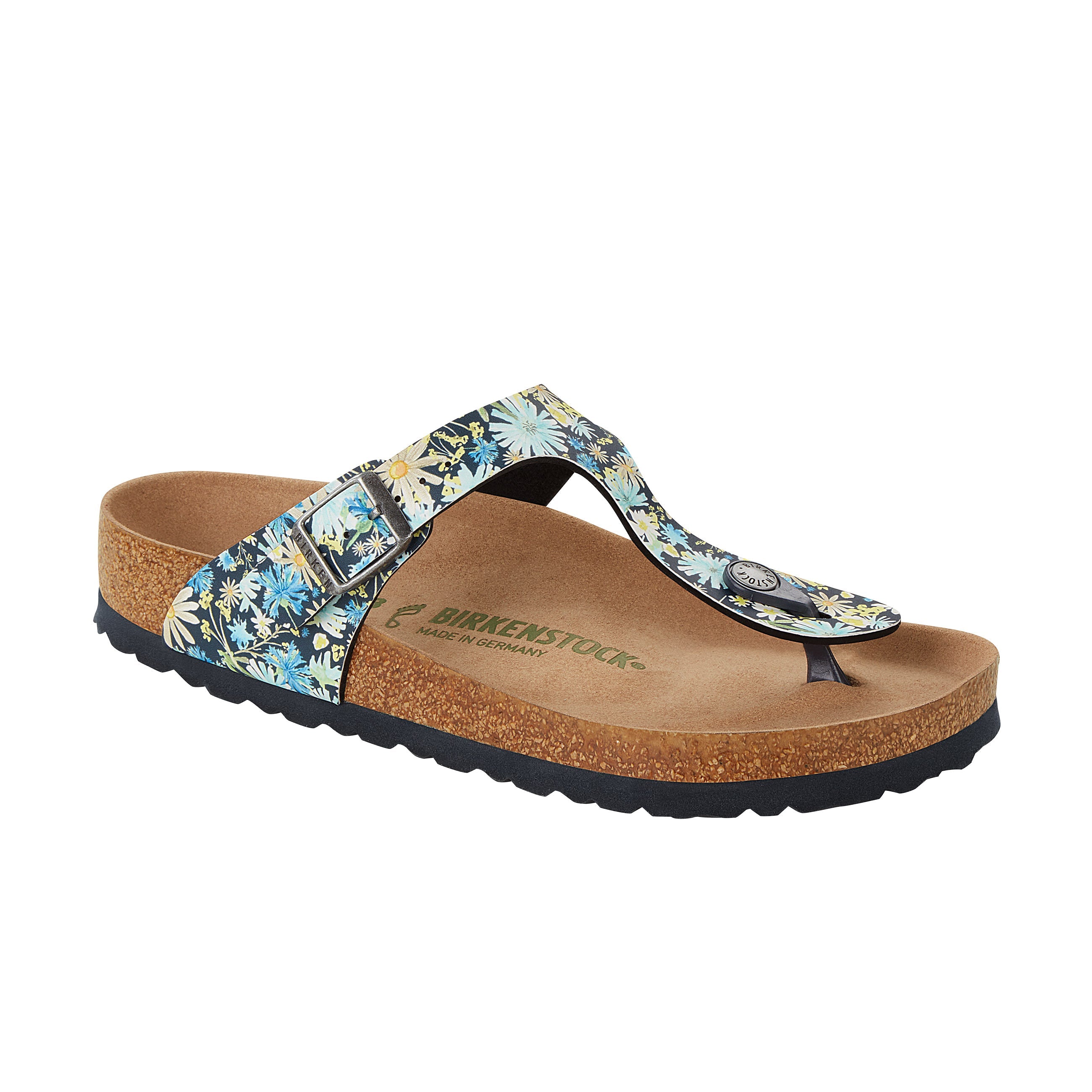 Birkenstock Gizeh Vegan Blue Multicolour Birko-Flor