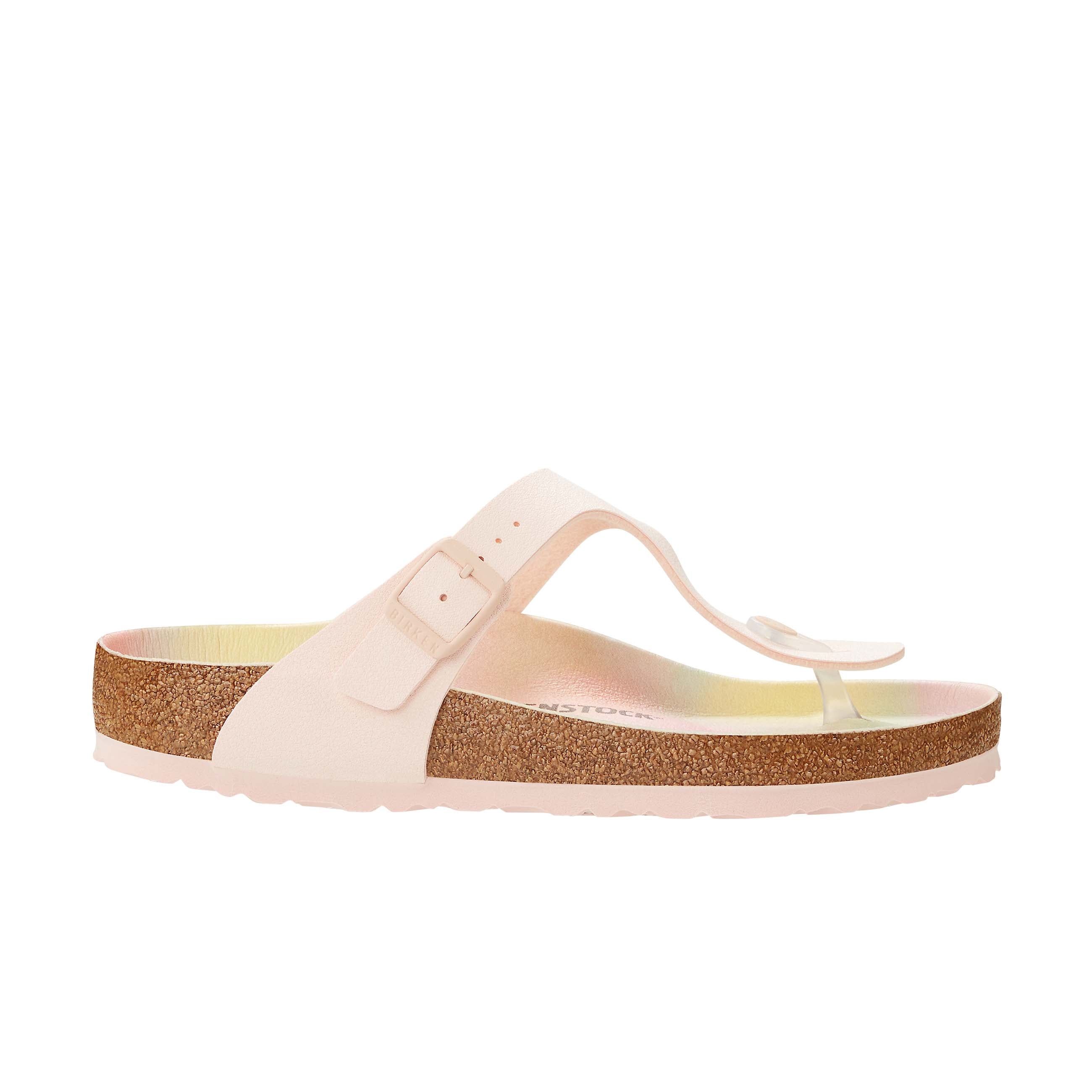 Birkenstock Gizeh Vegan Light Rose BirkiBuc side view