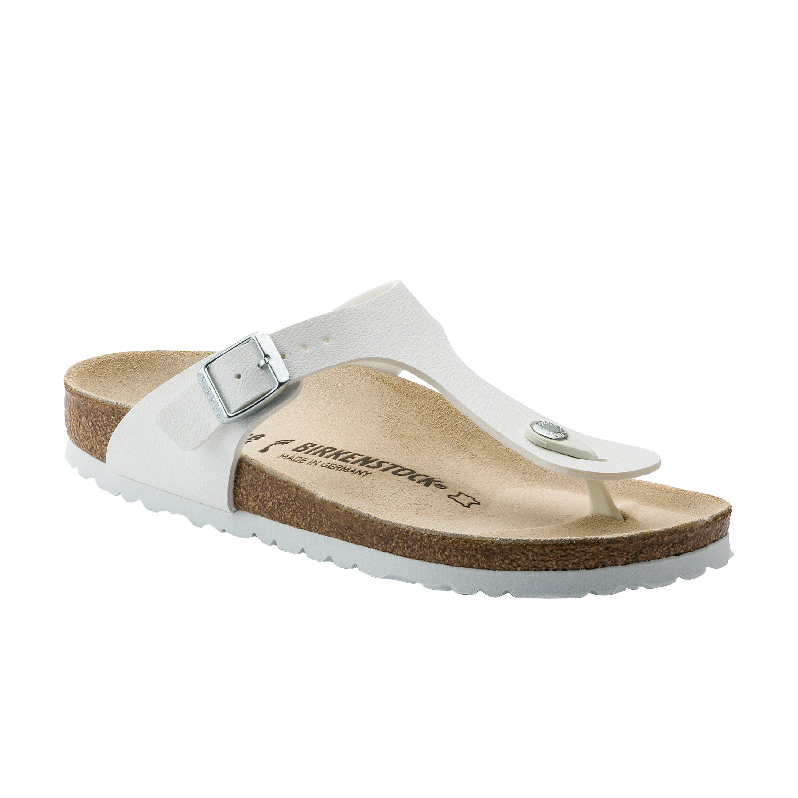 Birkenstock Gizeh White Birko-Flor