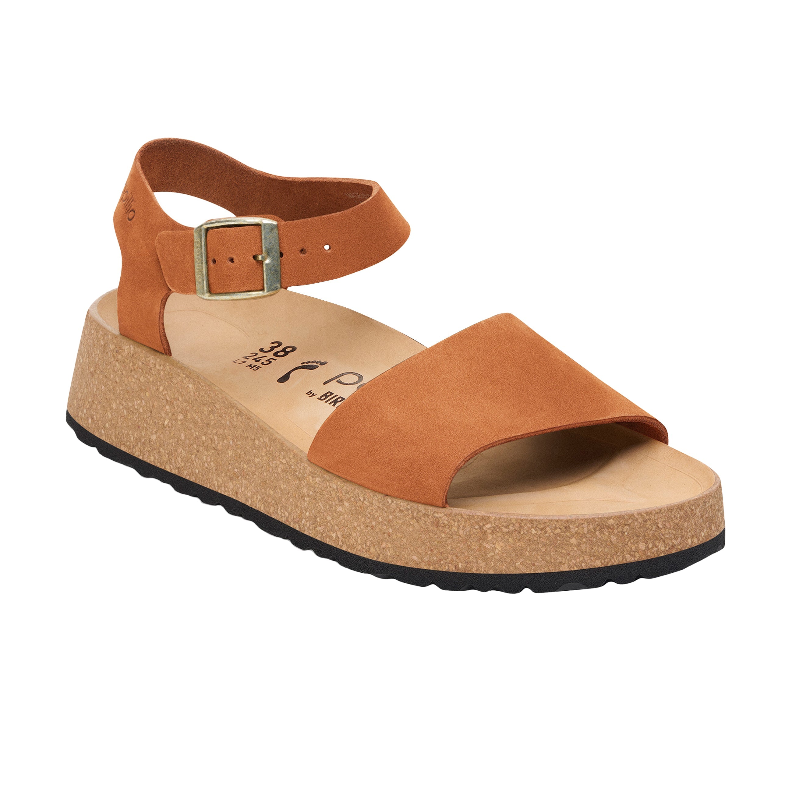 Birkenstock Glenda Pecan Nubuck Leather