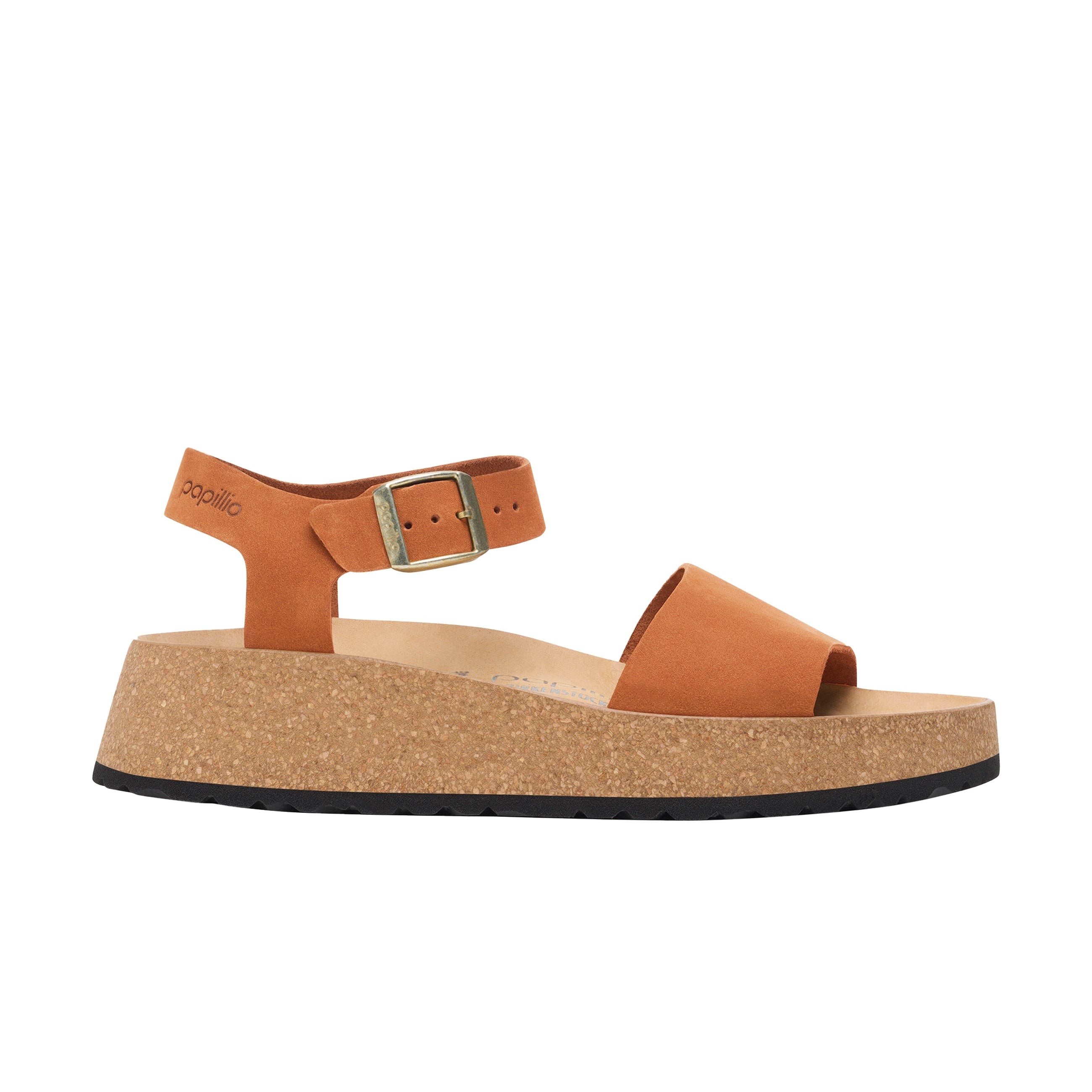 Birkenstock Glenda Pecan Nubuck Leather side view