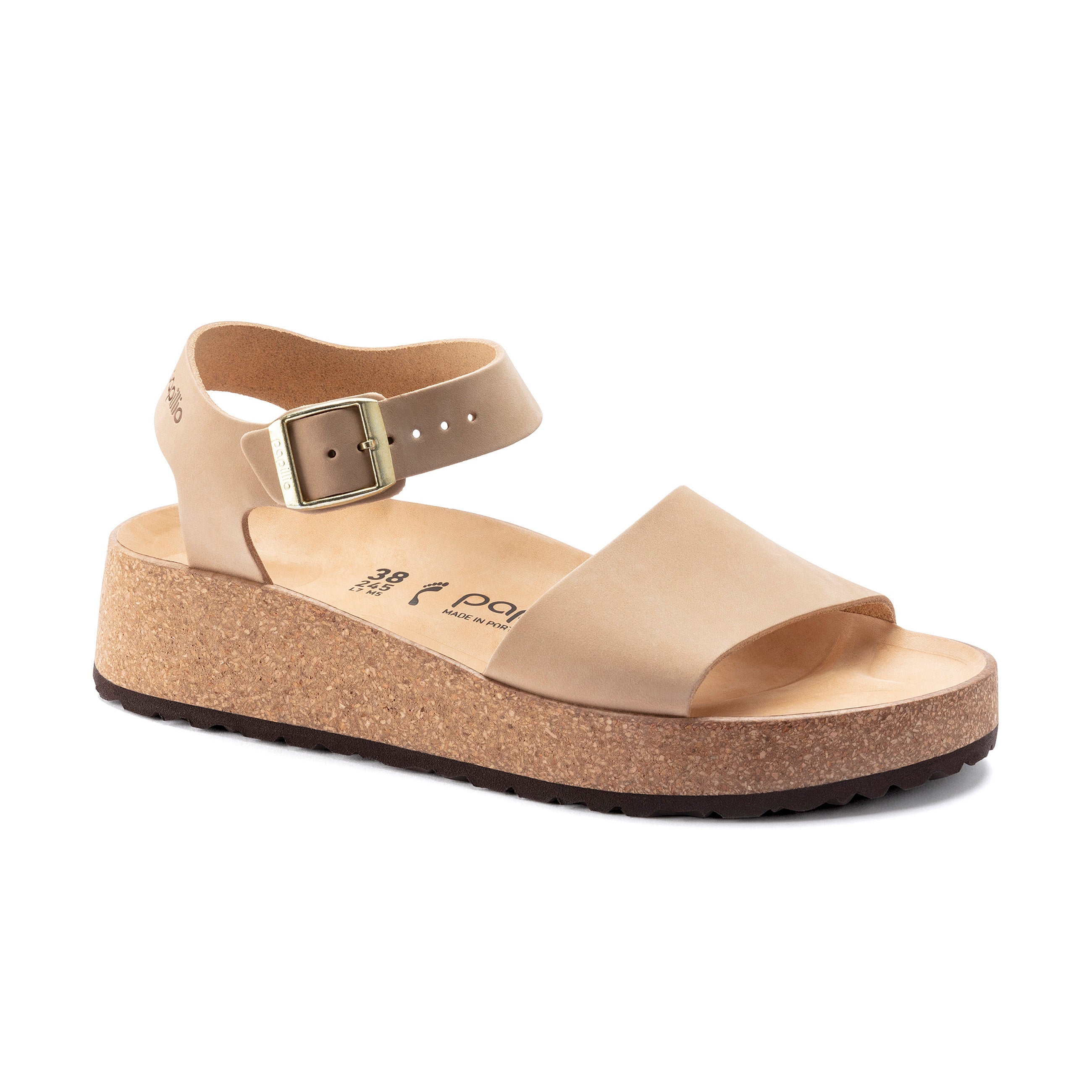 Birkenstock Glenda Sandcastle Nubuck Leather