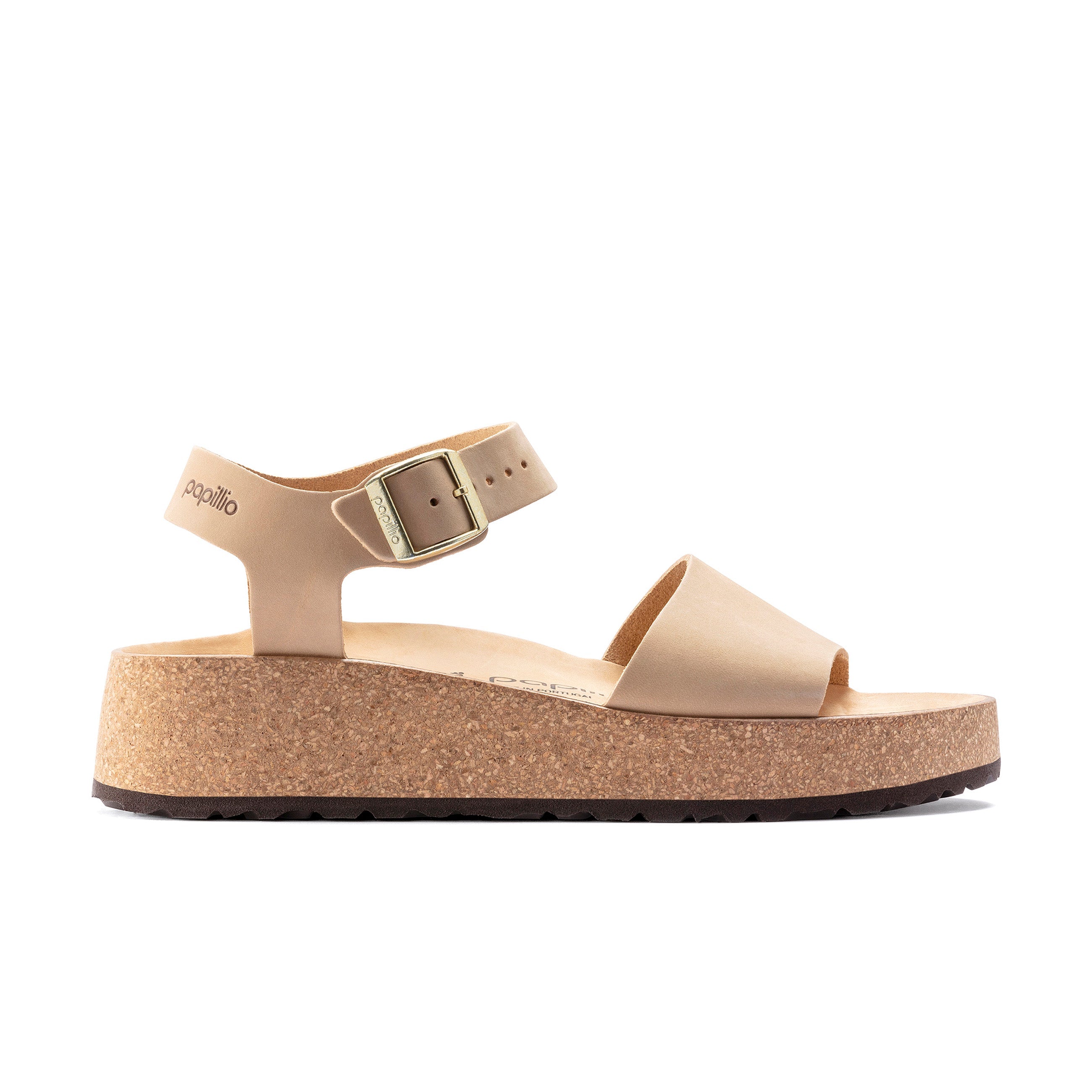 Birkenstock Glenda Sandcastle Nubuck Leather side view