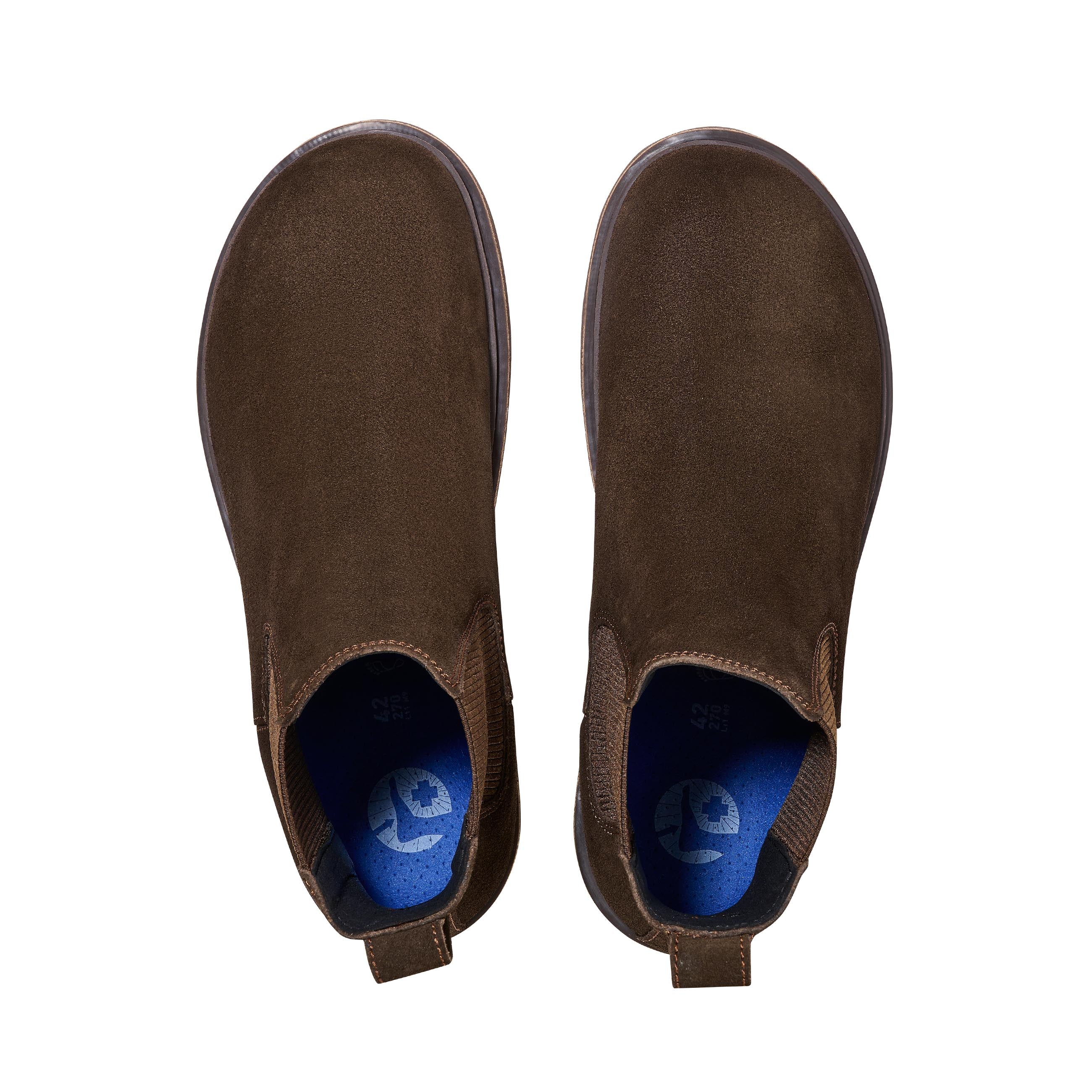 Birkenstock Highwood M Mocca Suede Leather top view