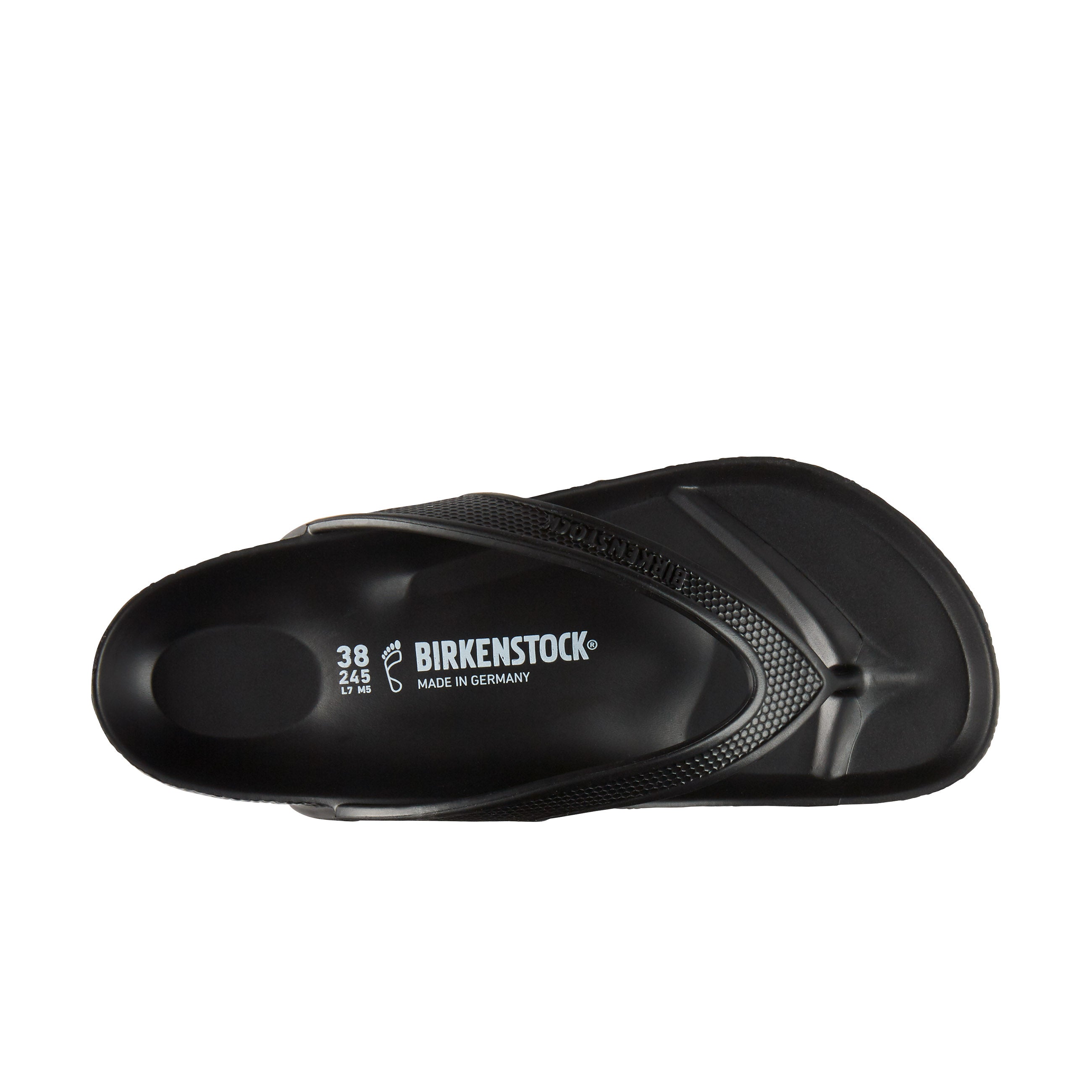 Birkenstock Honolulu EVA Black top view