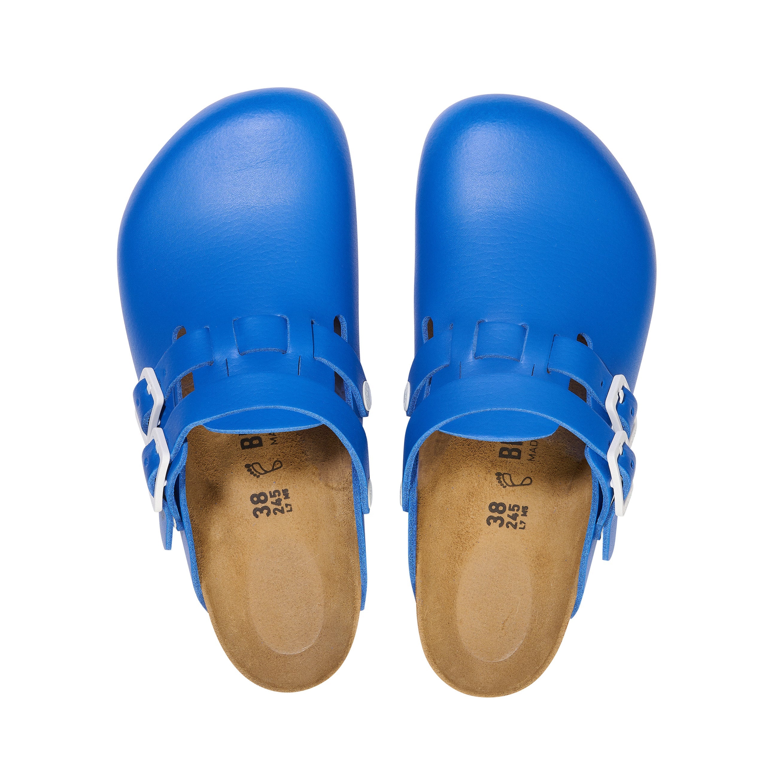 Birkenstock Kay Pro PU Coated Natural Leather Blue top view