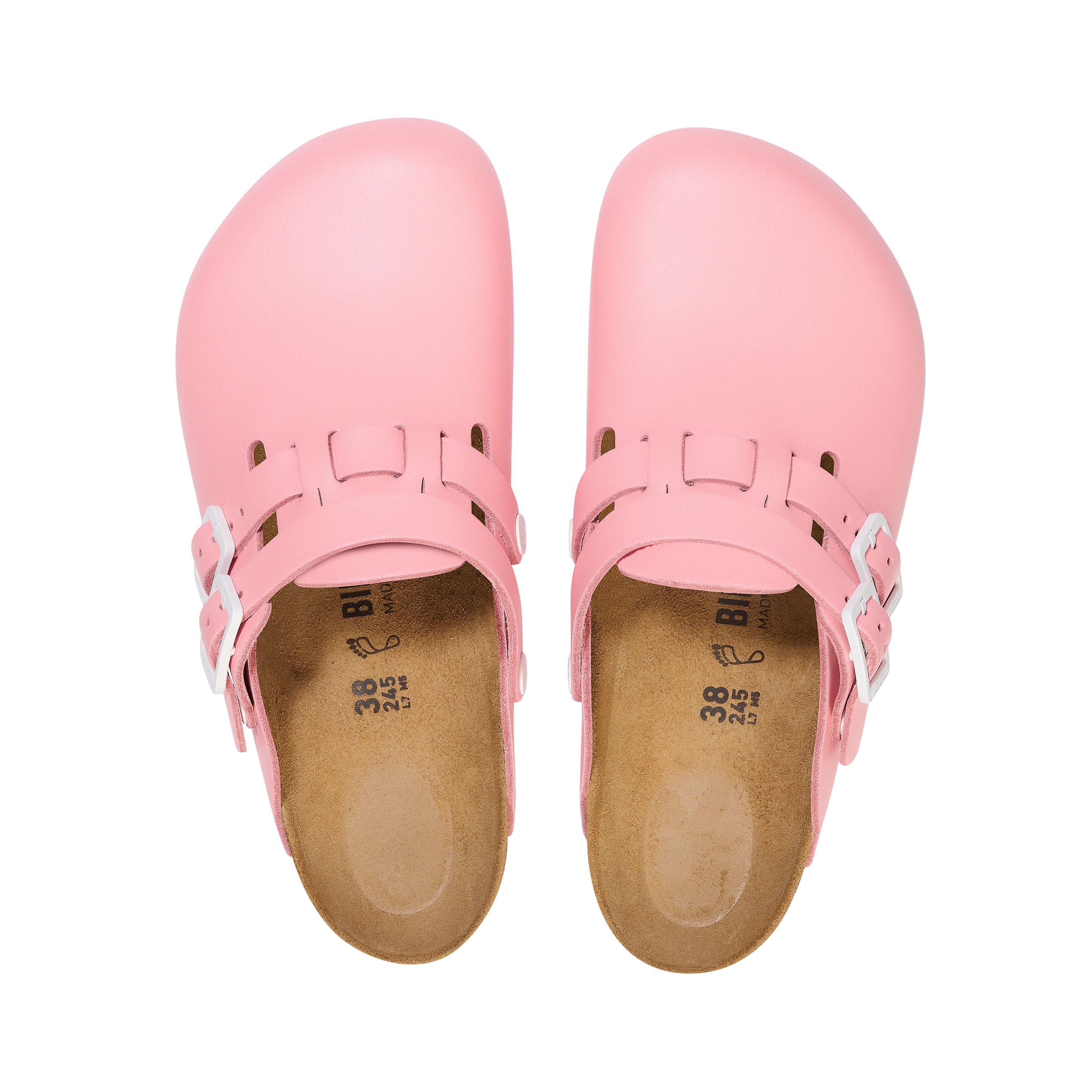 Birkenstock Kay Pro PU Coated Natural Leather Coral Shell top view