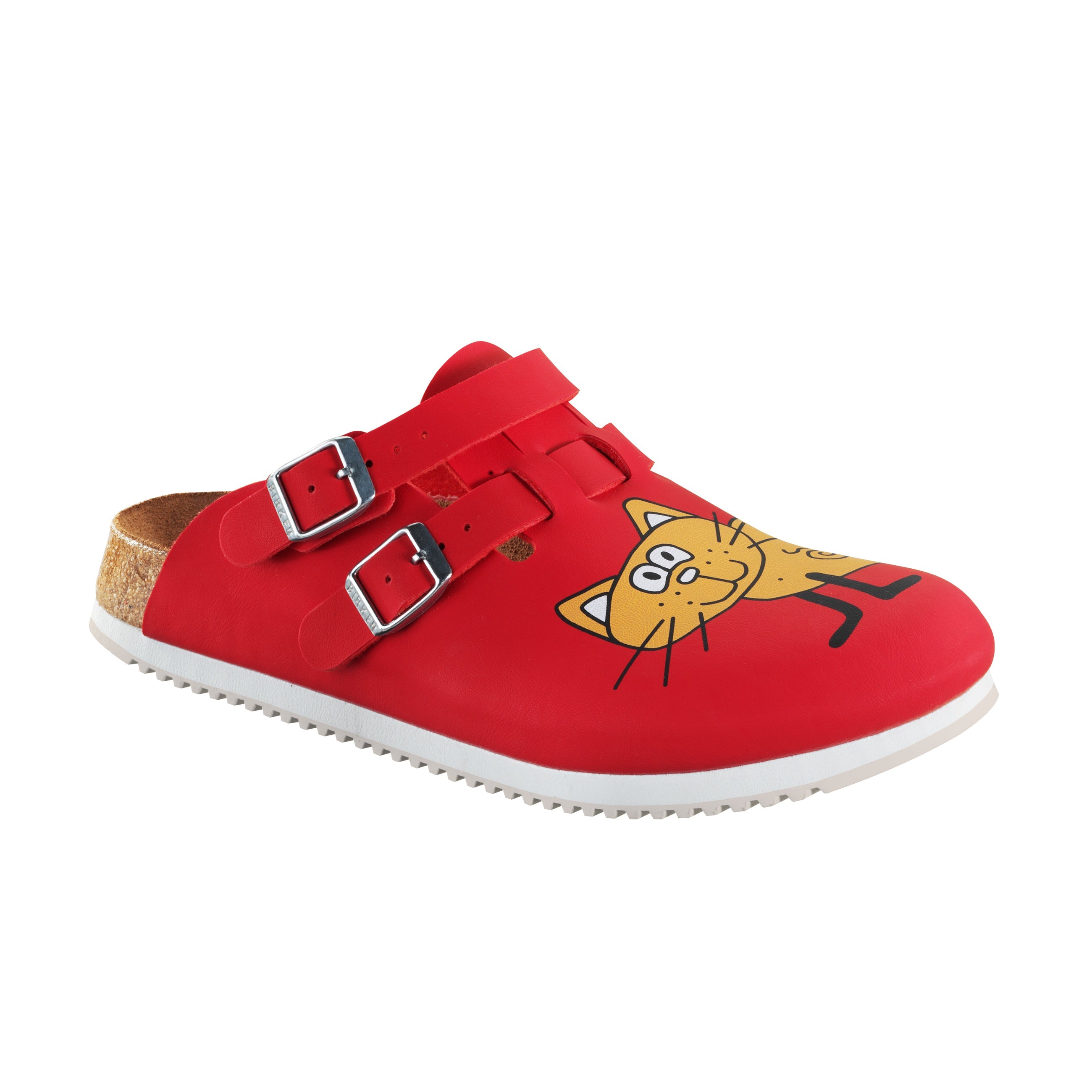 Birkenstock Kay Supergrip Red Cat Birko-Flor