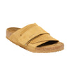 Birkenstock Kyoto Corduroy Cork Brown Embossed Suede Leather