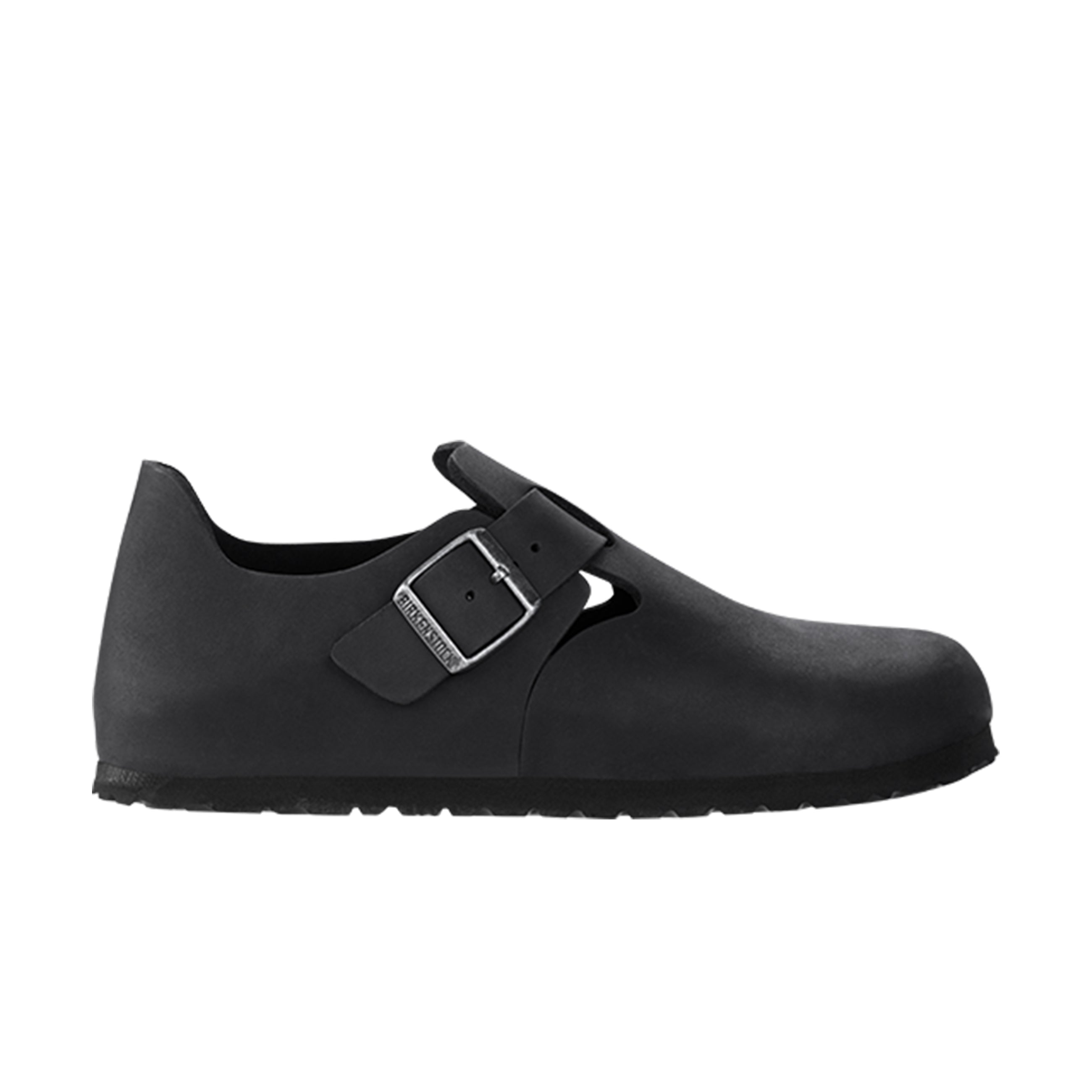 Birkenstock London Black Oiled Leather side view