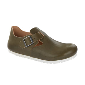 Birkenstock London Khaki Natural Leather