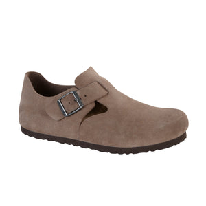 Birkenstock London Taupe Suede Leather