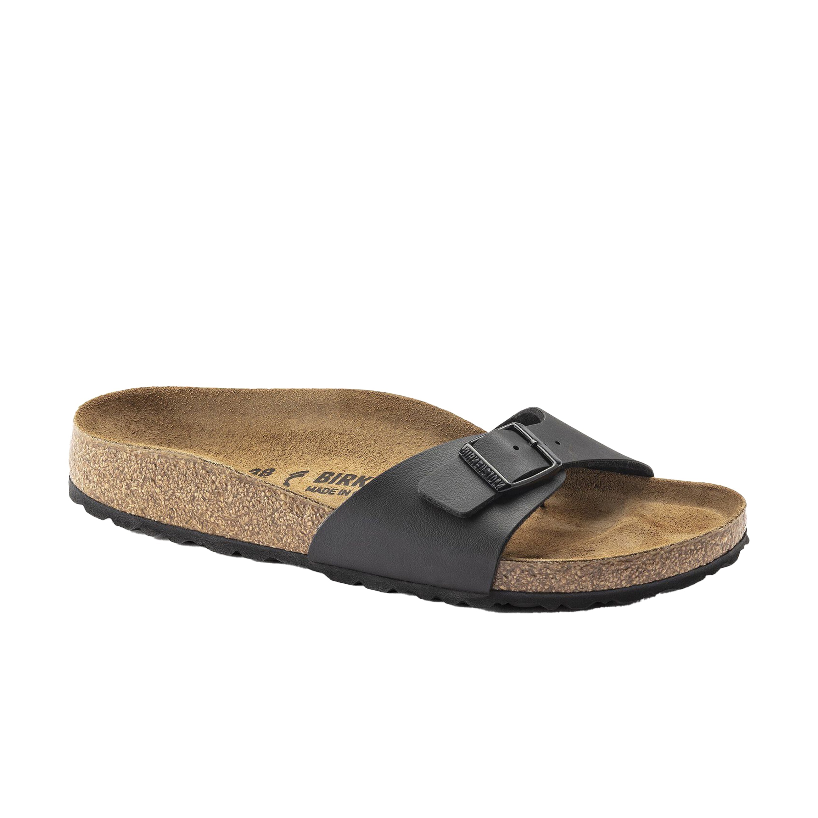 Birkenstock Madrid Black Birko-Flor