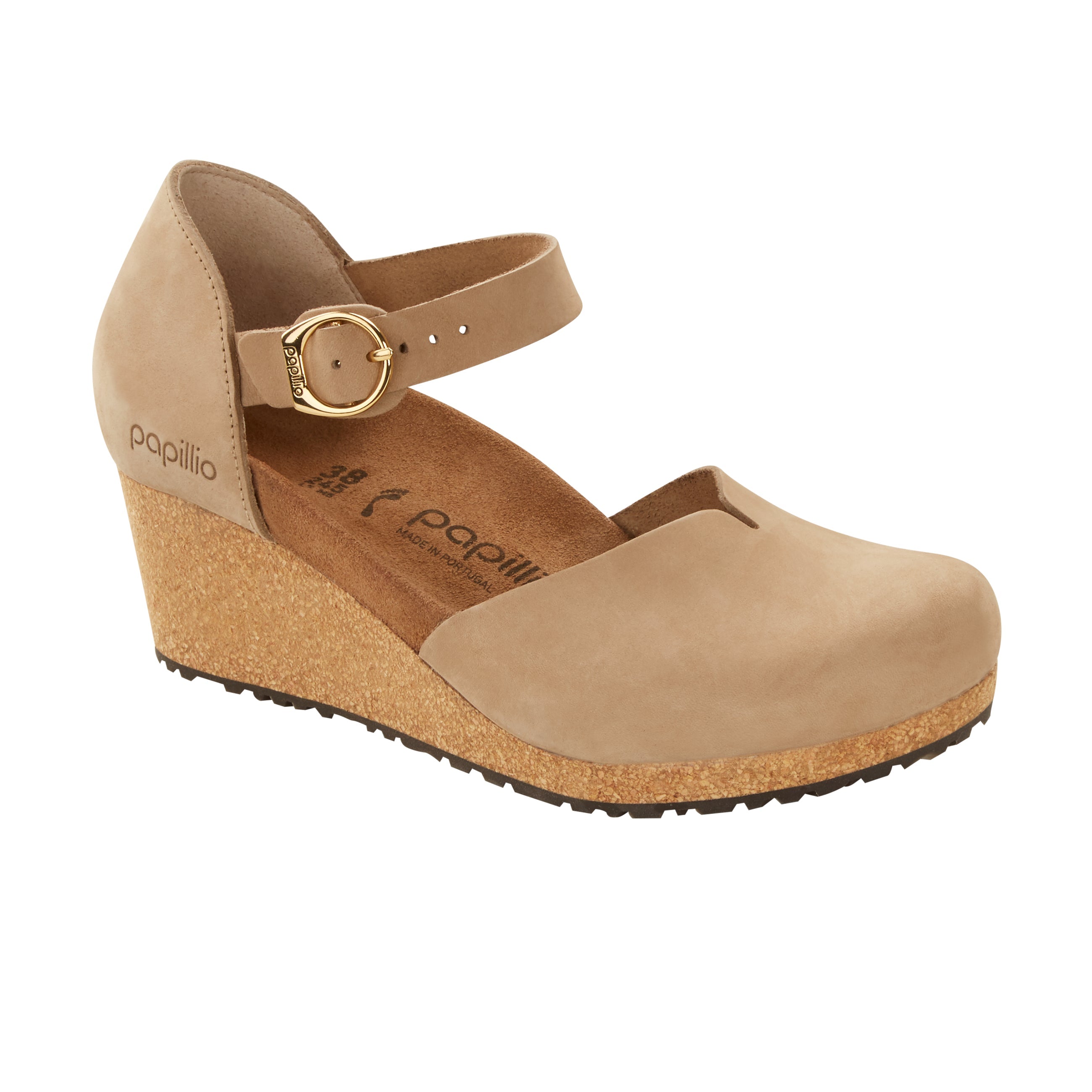 Birkenstock Mary Sandcastle Nubuck Leather