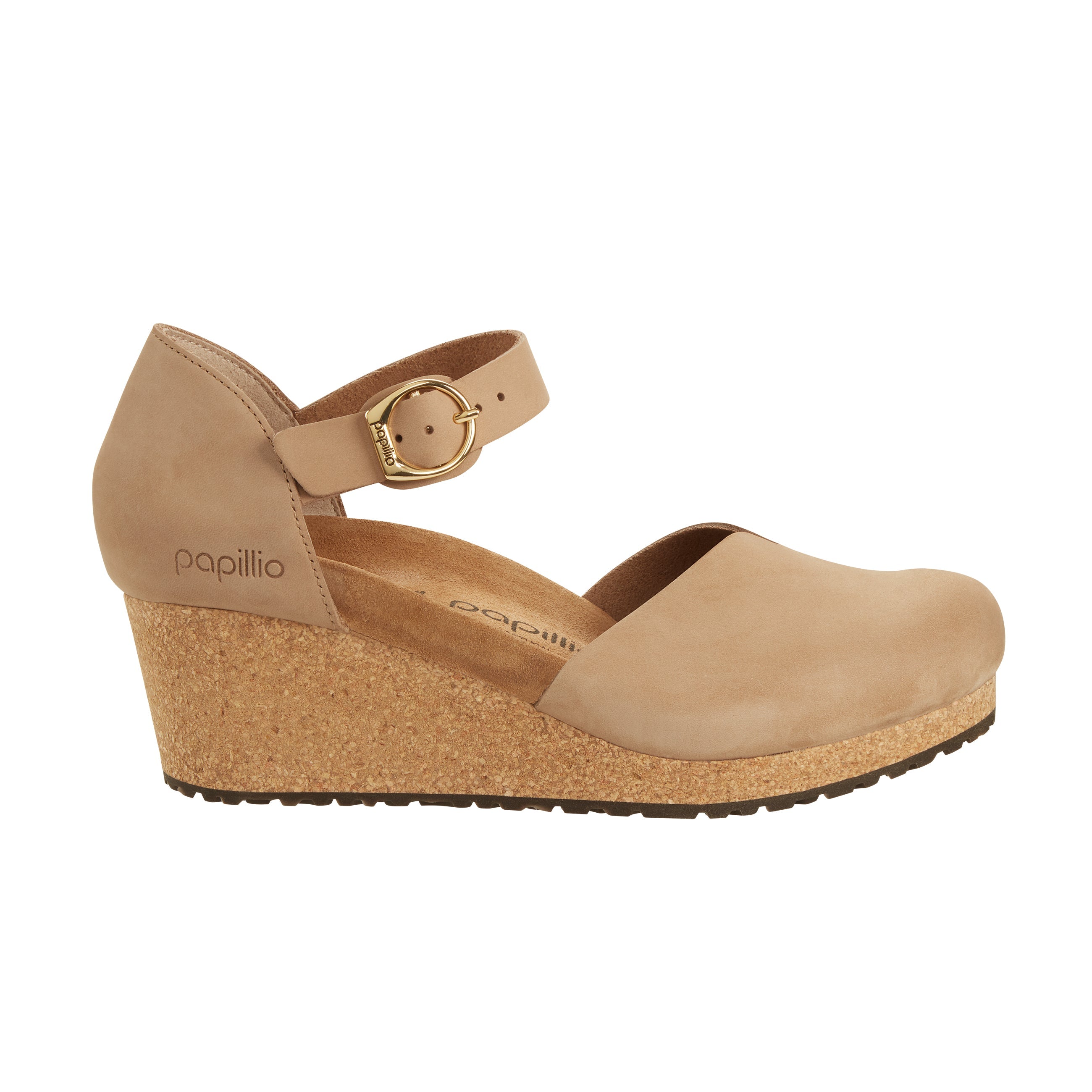 Birkenstock Mary Sandcastle Nubuck Leather side view