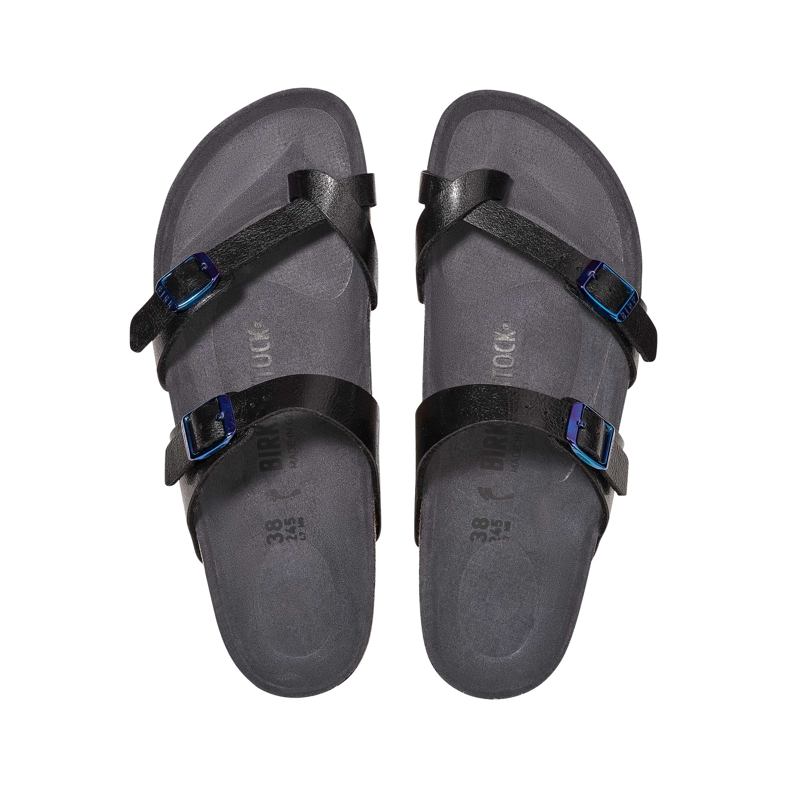 Birkenstock Mayari Graceful Licorice Birko-Flor top view