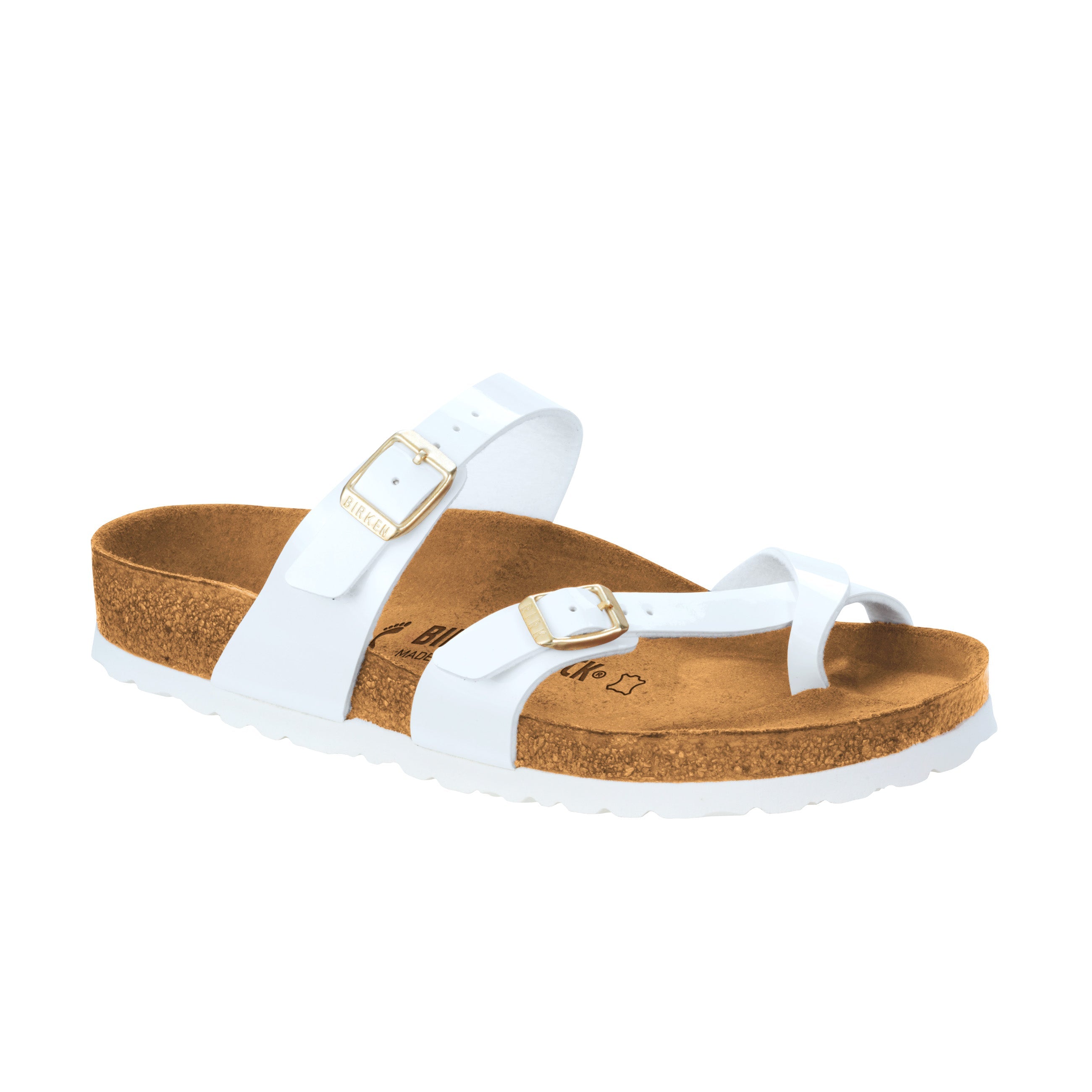 Birkenstock Mayari Birko-Flor Patent White