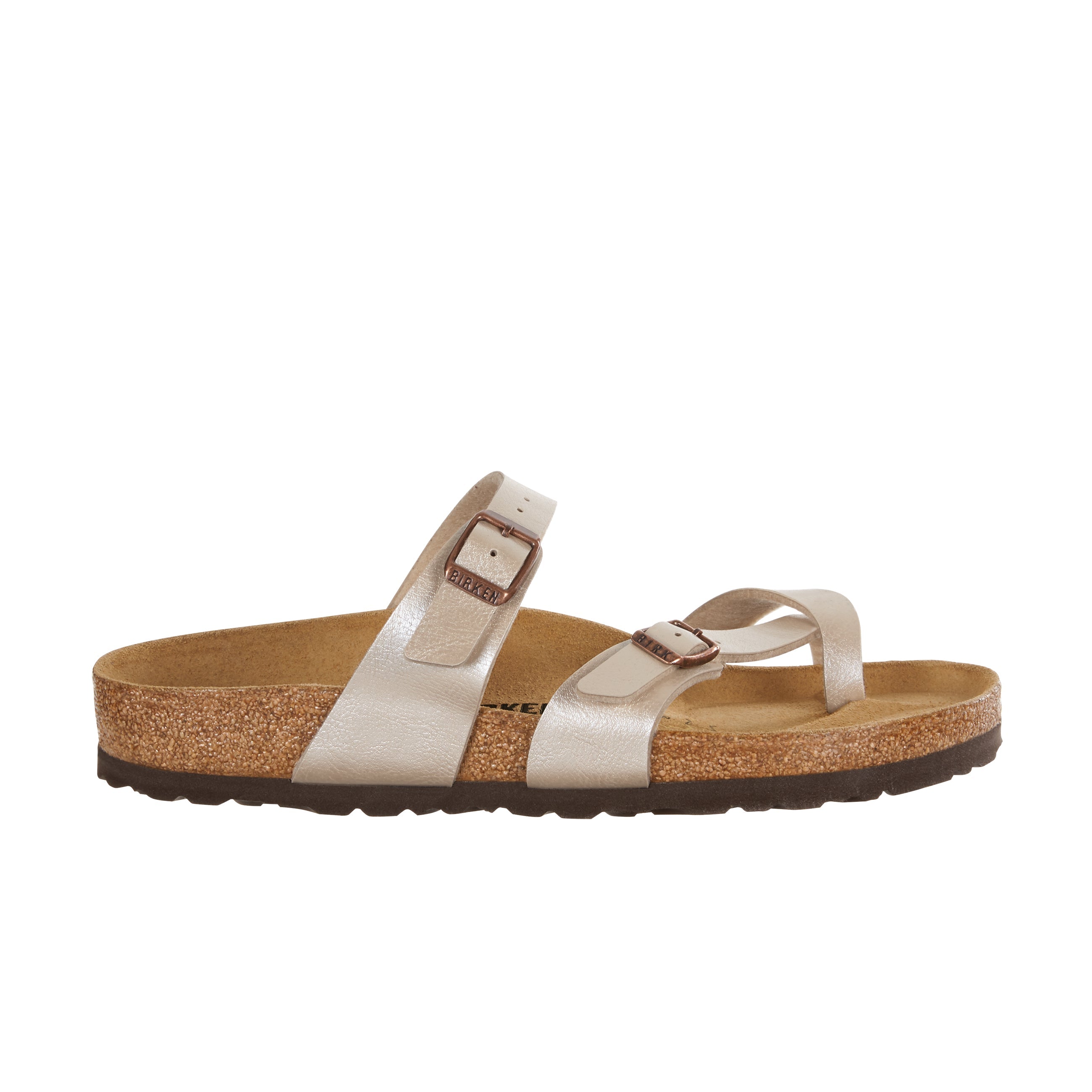 Birkenstock Mayari Graceful Pearl White Birko-Flor side view