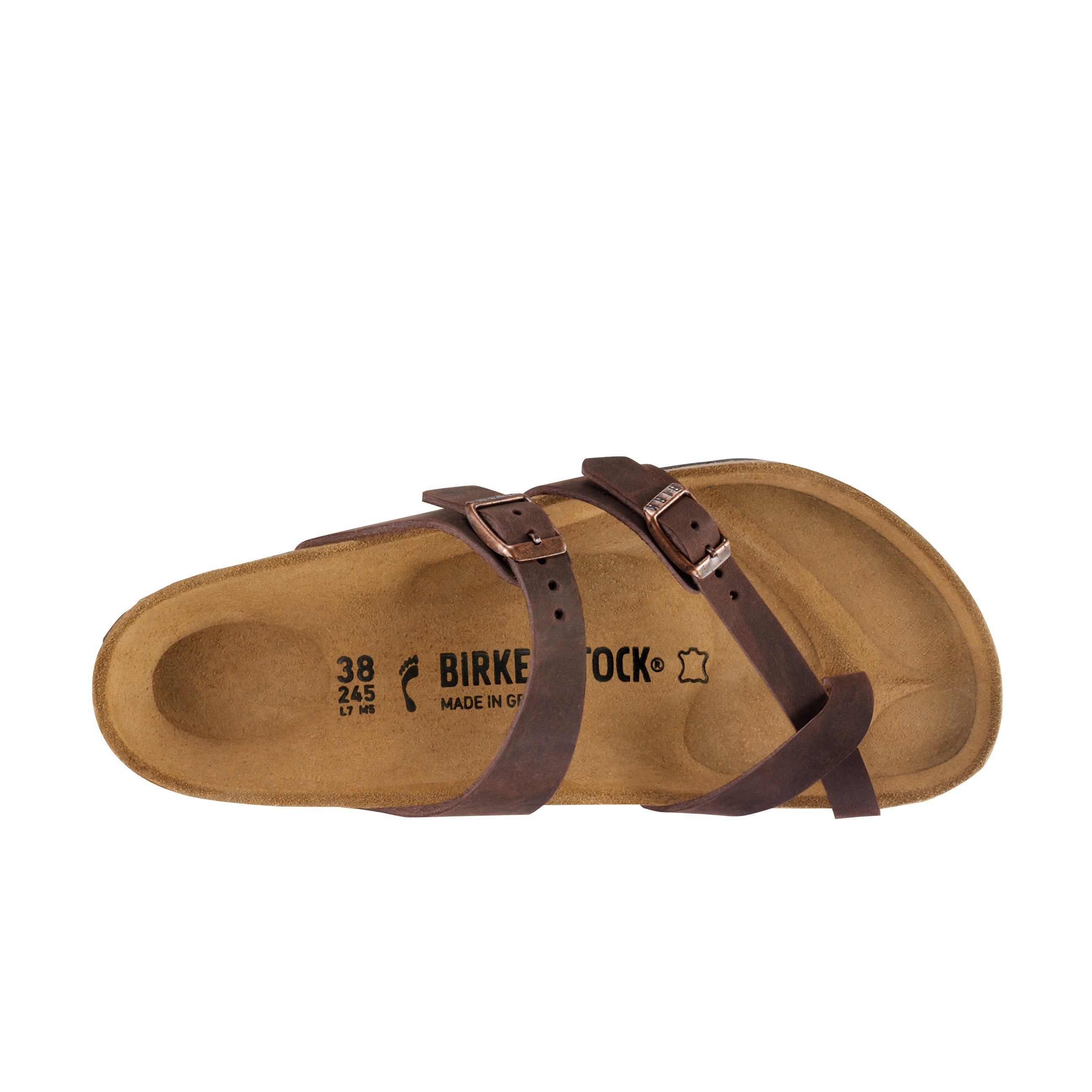 Birkenstock Mayari Habana Oiled Leather top view