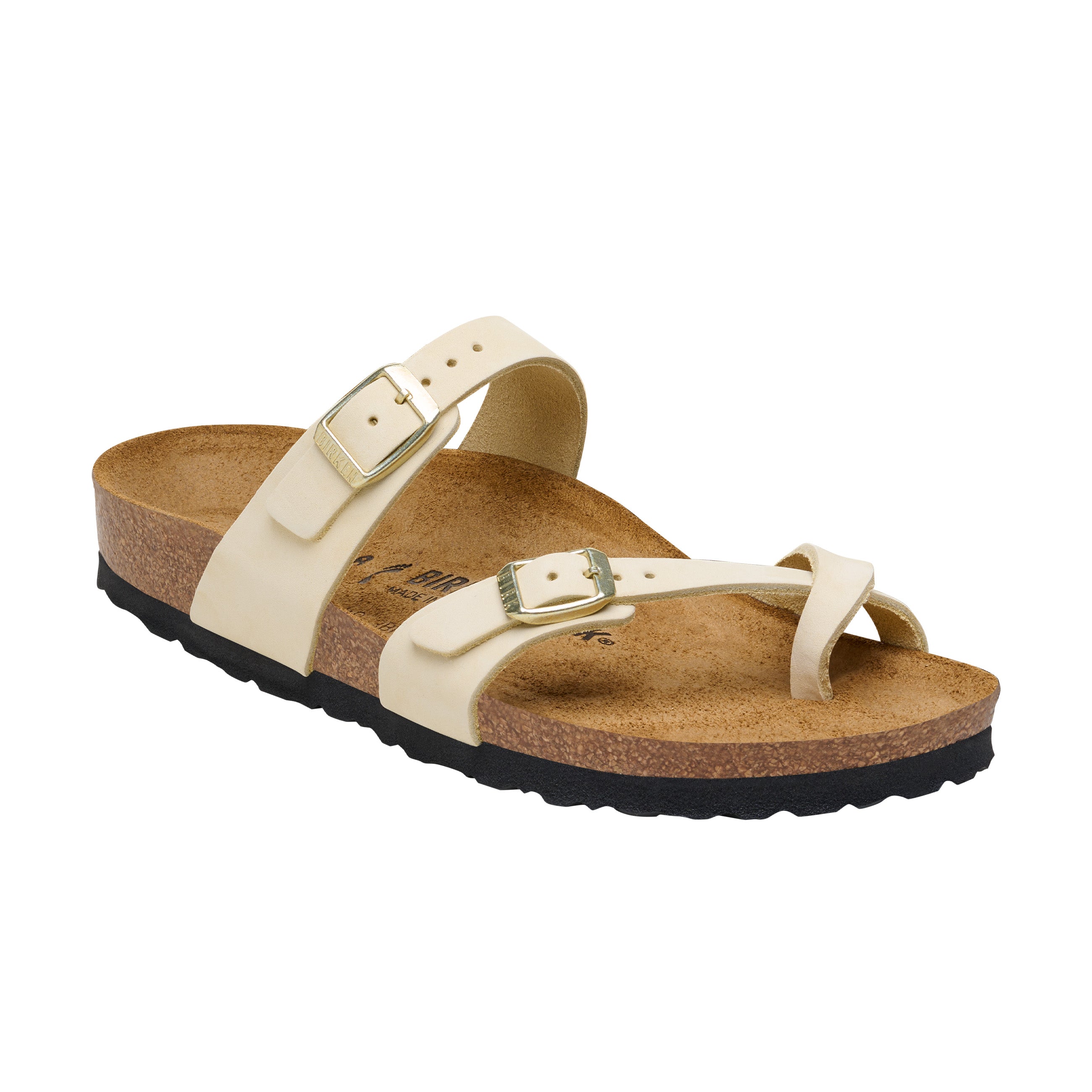 Birkenstock Mayari Ecru Nubuck Leather