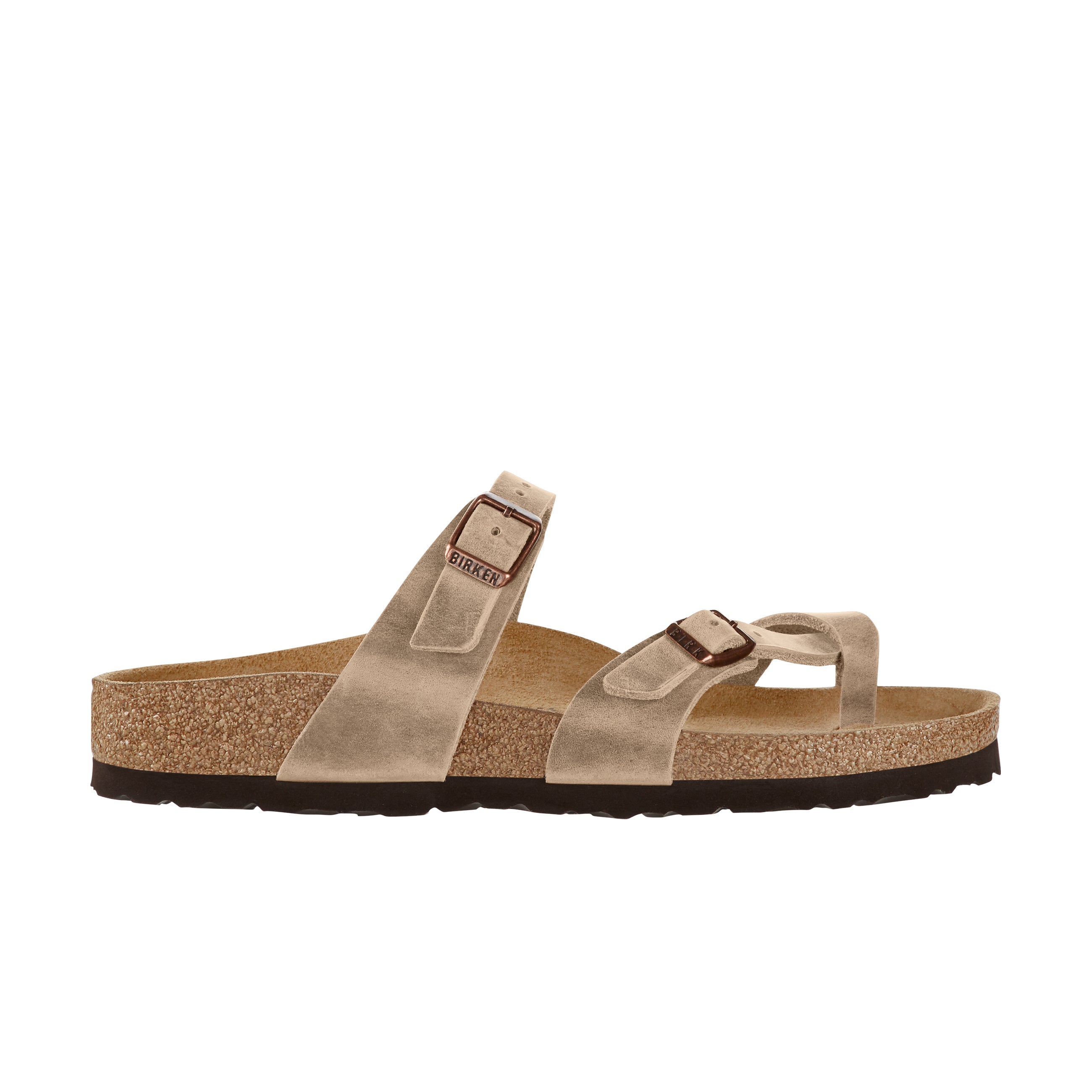 Birkenstock Mayari Tabacco Brown Oiled Leather side view