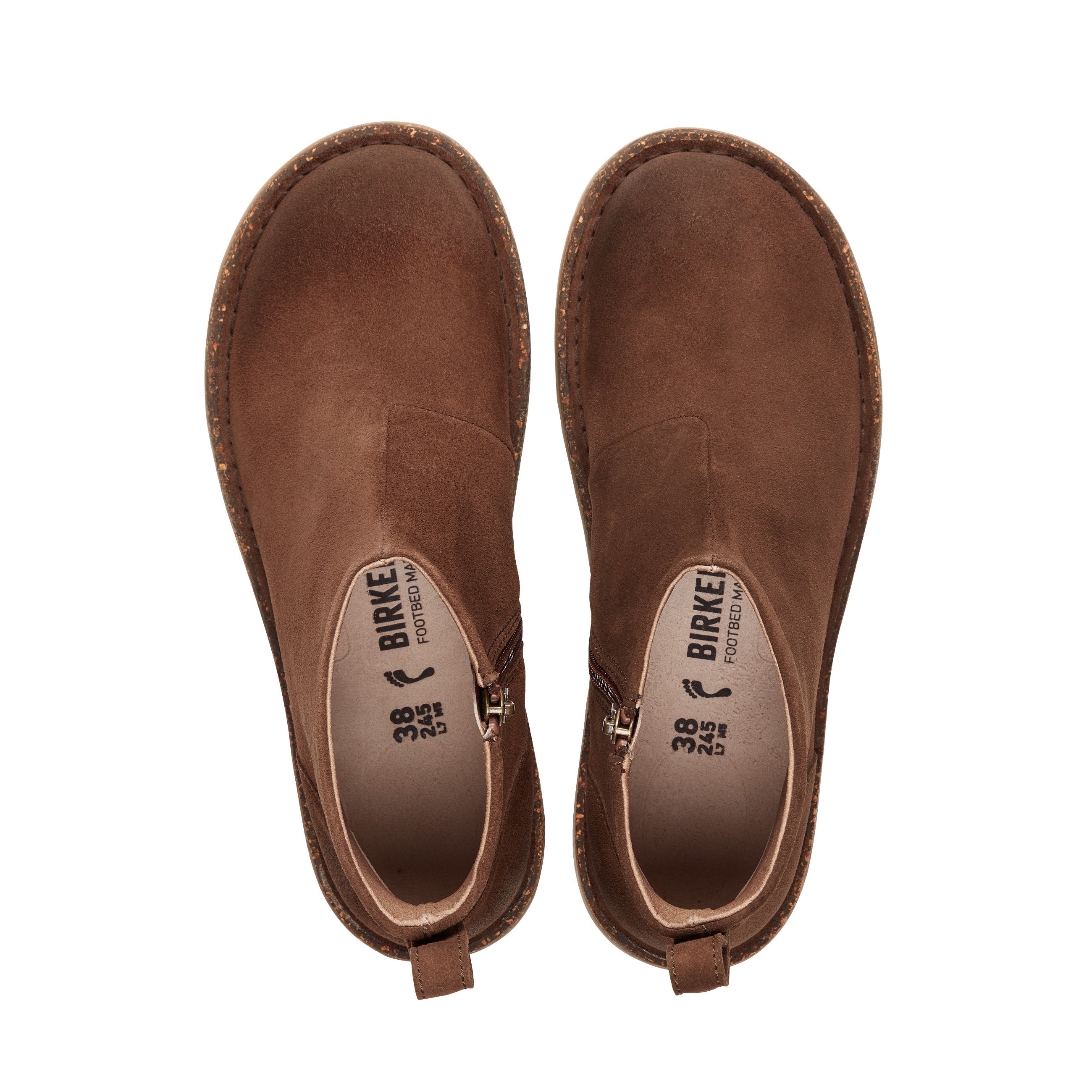 Birkenstock Melrose Espresso Waxy Suede Leather top view