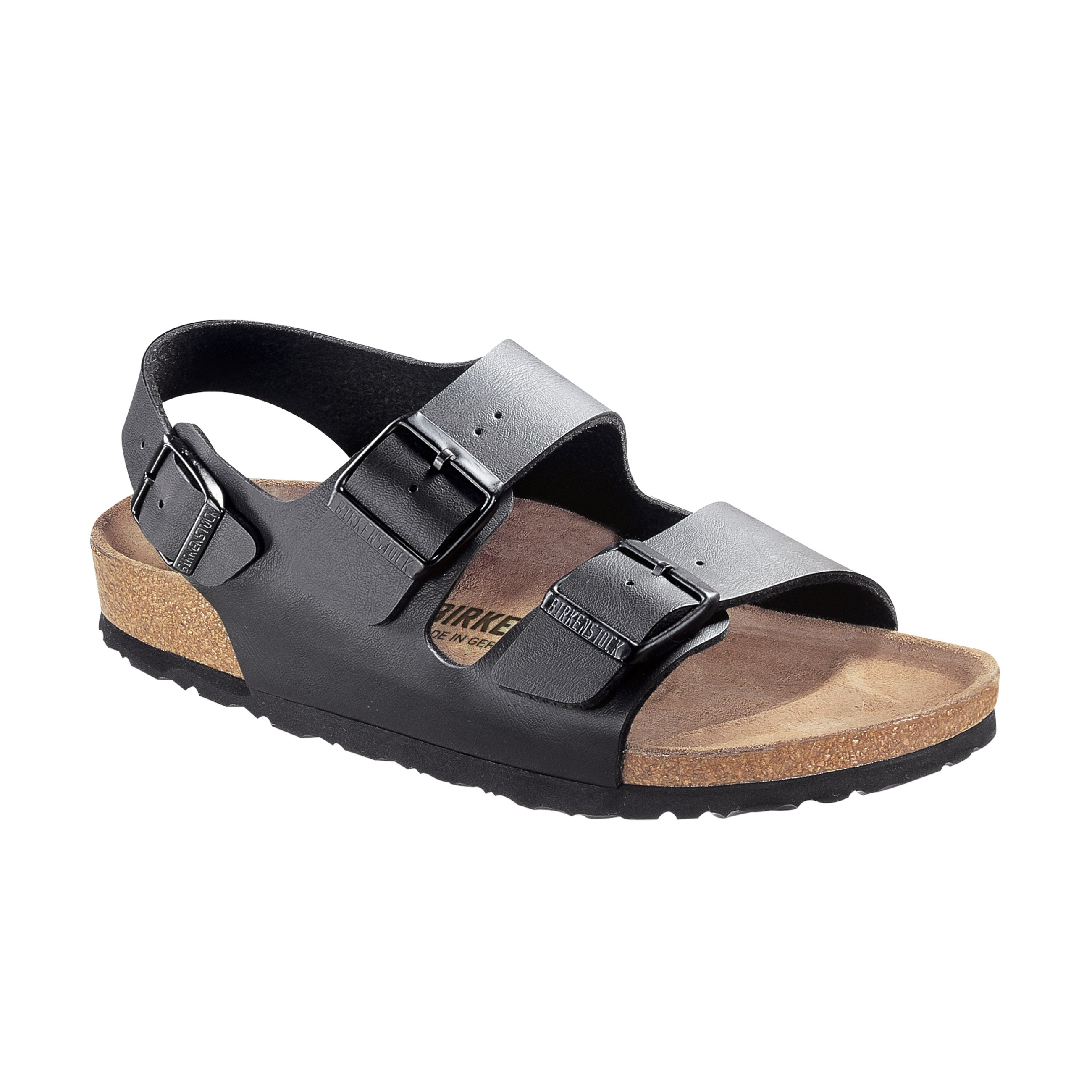 Birkenstock Milano Black Birko-Flor