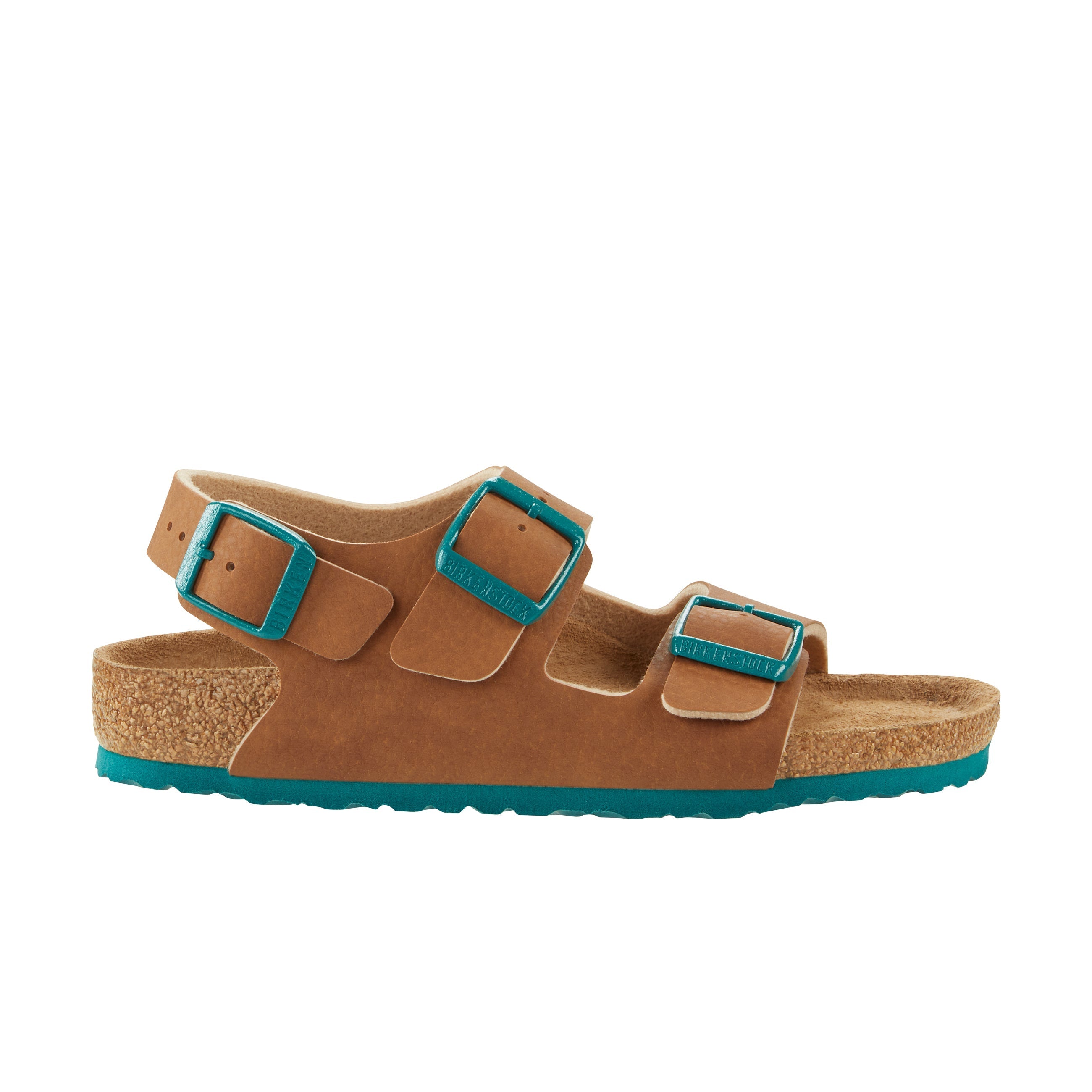 Birkenstock Milano Kids Ginger Brown Birko-Flor side view