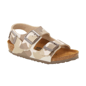 Birkenstock Milano Kids Desert Soil Camo Almond Birko-Flor