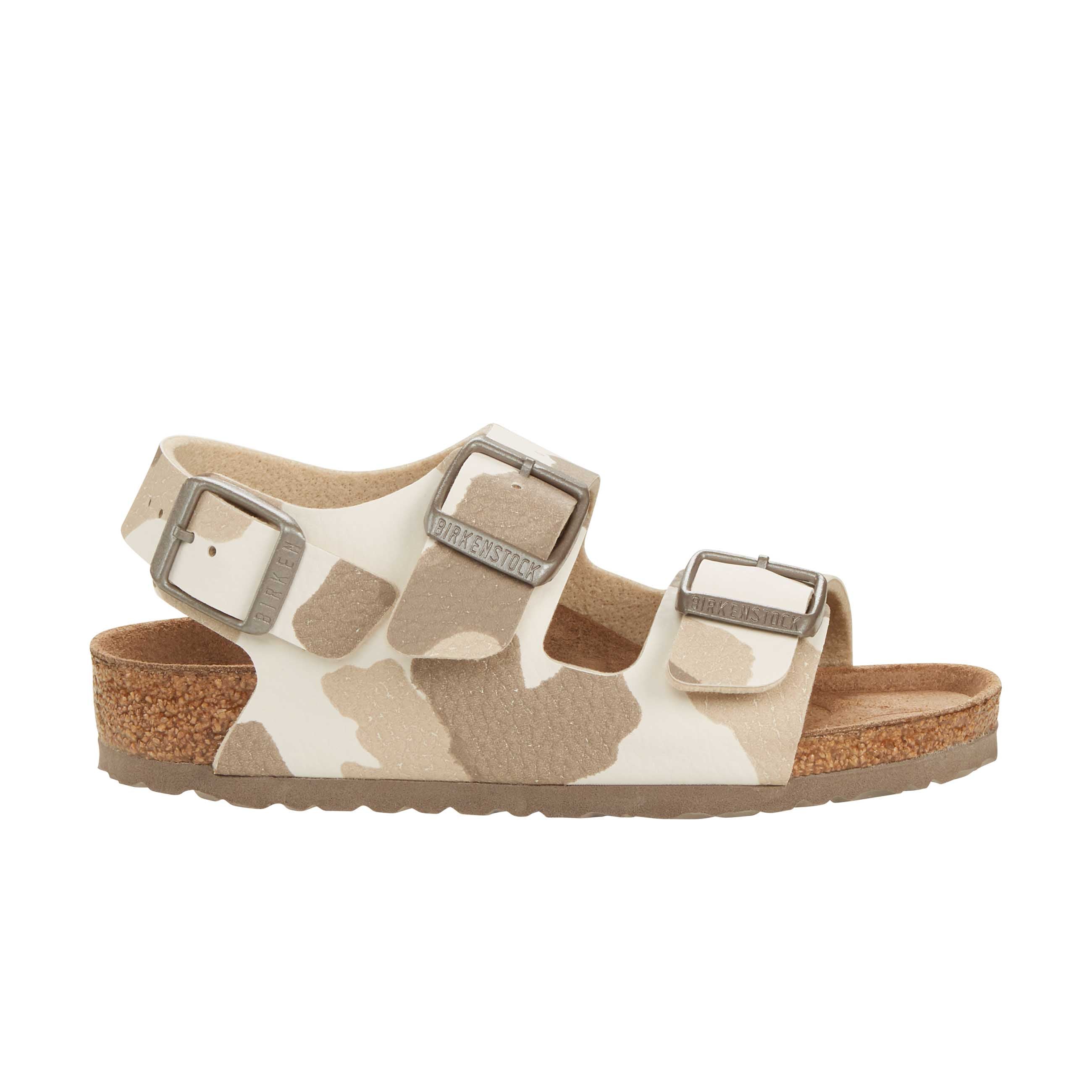 Birkenstock Milano Kids Desert Soil Camo Almond Birko-Flor side view