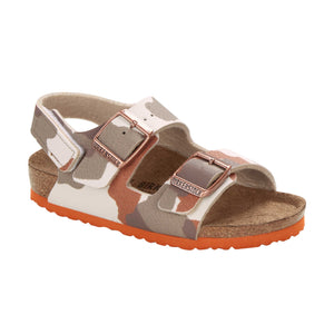 Birkenstock Milano Kids Desert Soil Camo Eggshell Birko-Flor