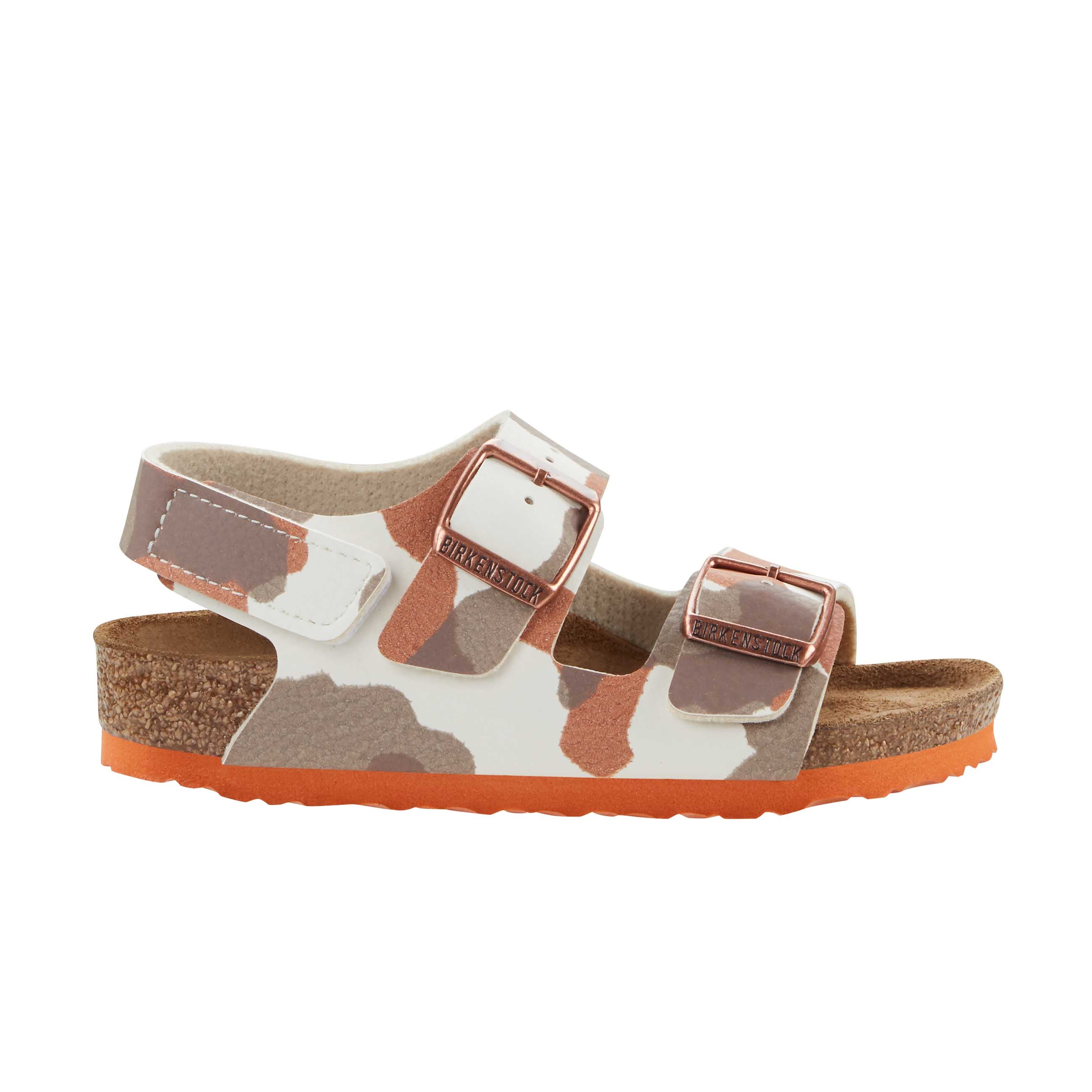 Birkenstock Milano Kids Desert Soil Camo Eggshell Birko-Flor side view