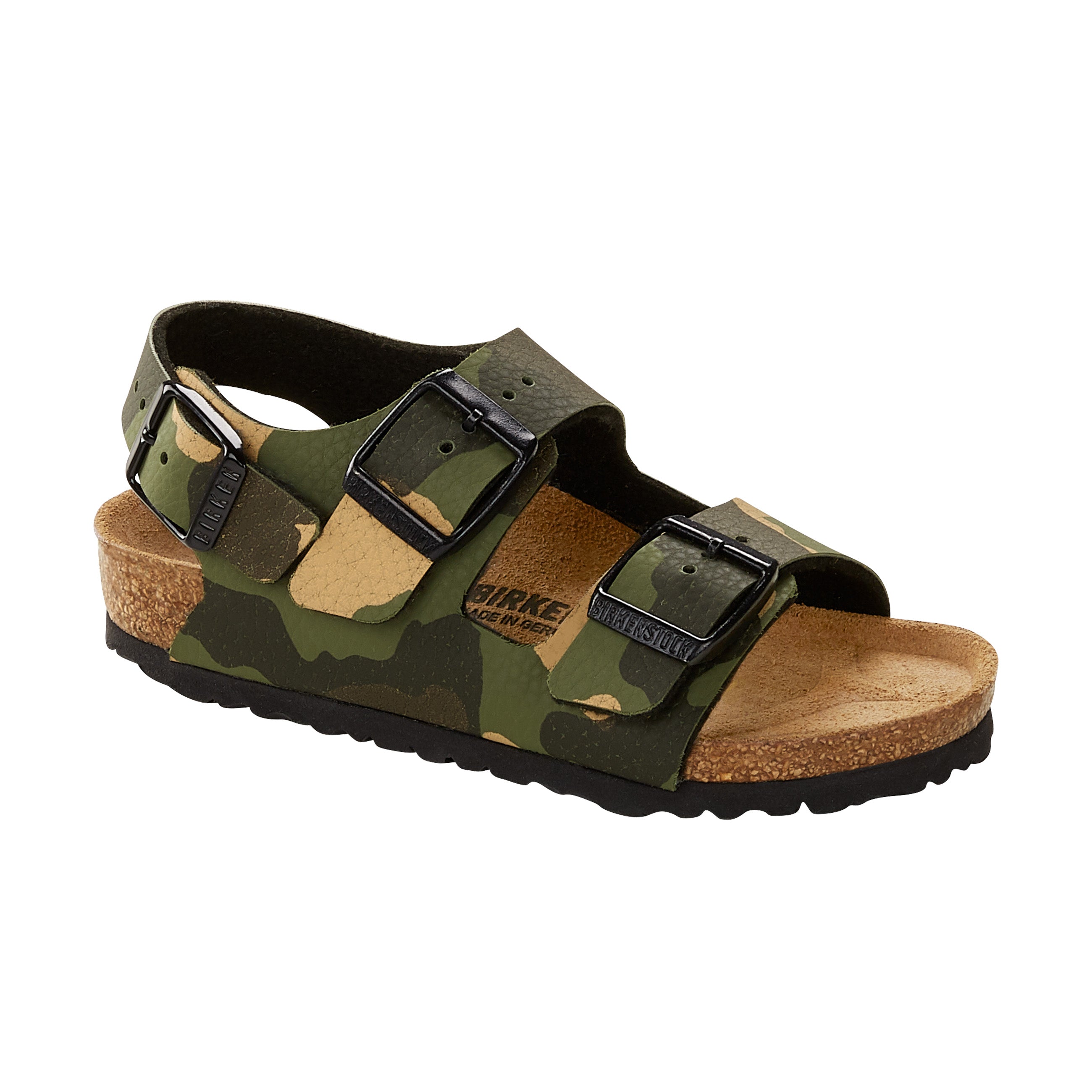 Birkenstock Milano Kids Desert Soil Camo Khaki Birko-Flor