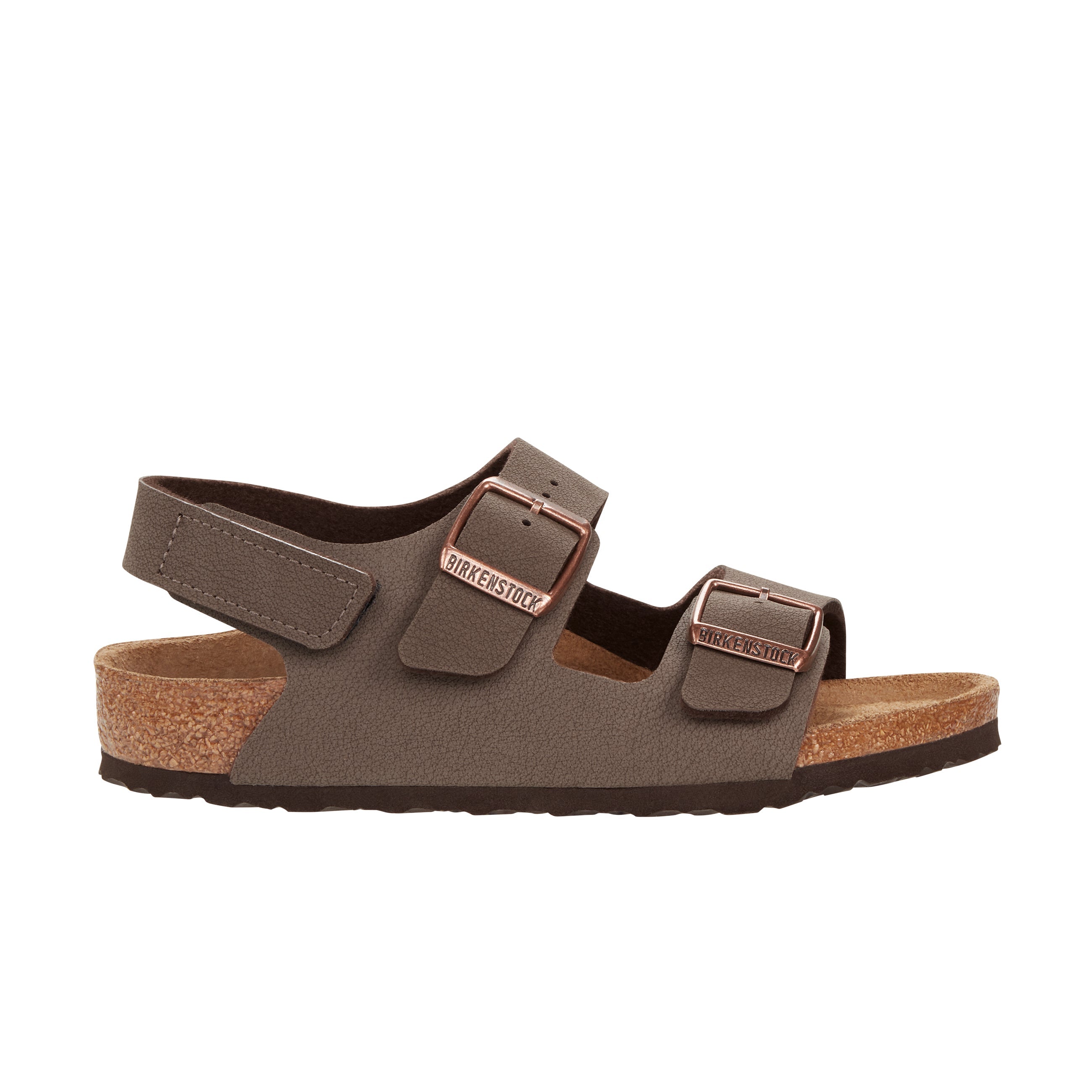 Birkenstock Milano Kids Mocca BirkiBuc side view