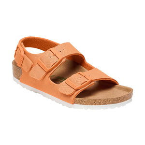 Birkenstock Milano Kids Vegan Canvas Textile Papaya