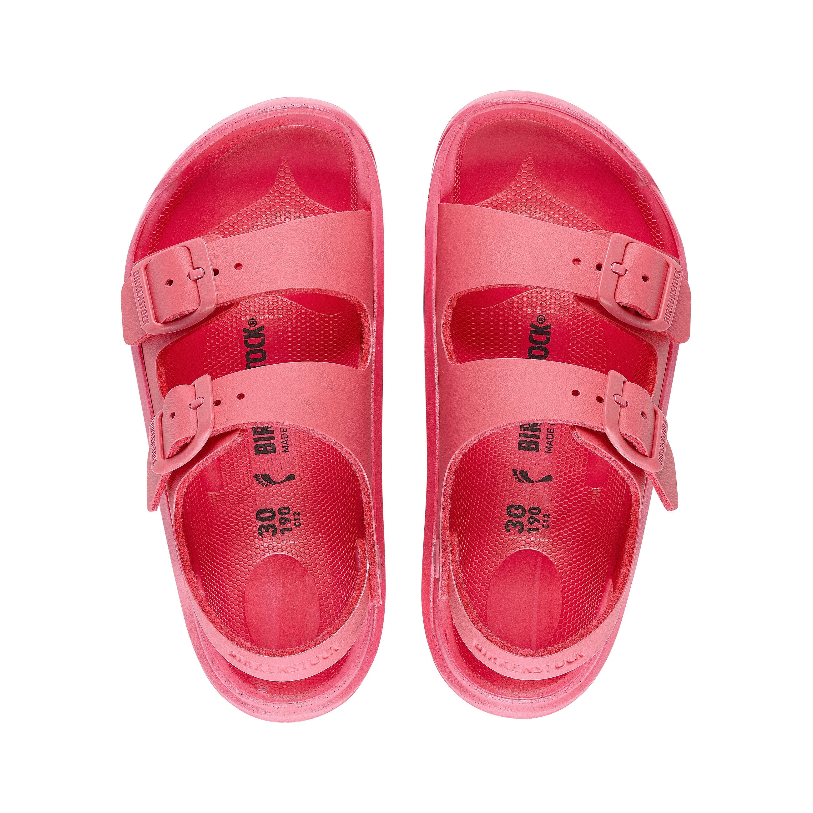 Birkenstock Mogami Kids Fuchsia Tulip Birko-Flor top view