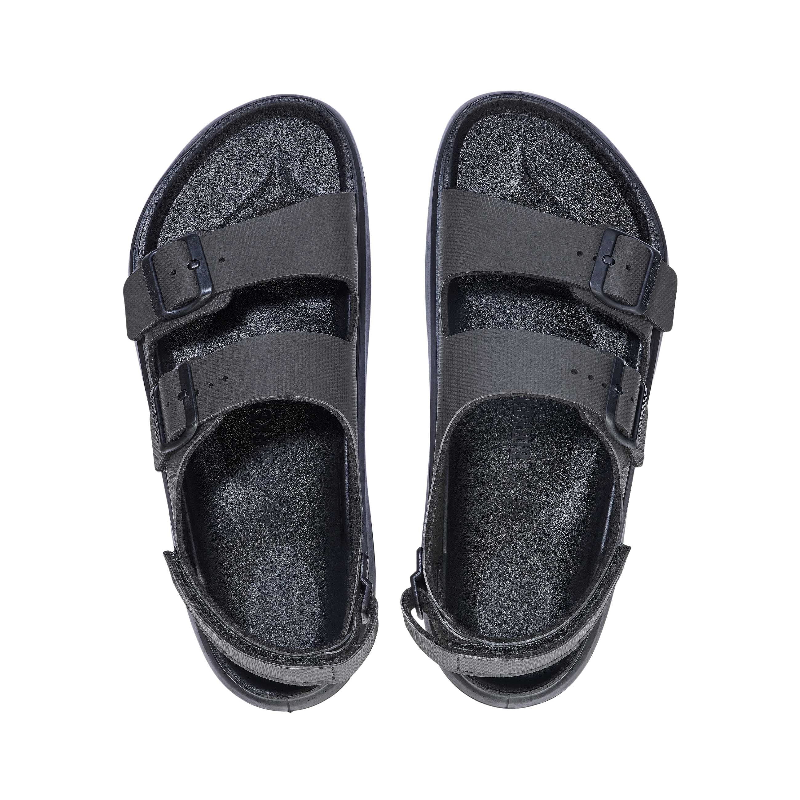 Birkenstock Mogami Terra Black Birko-Flor top view