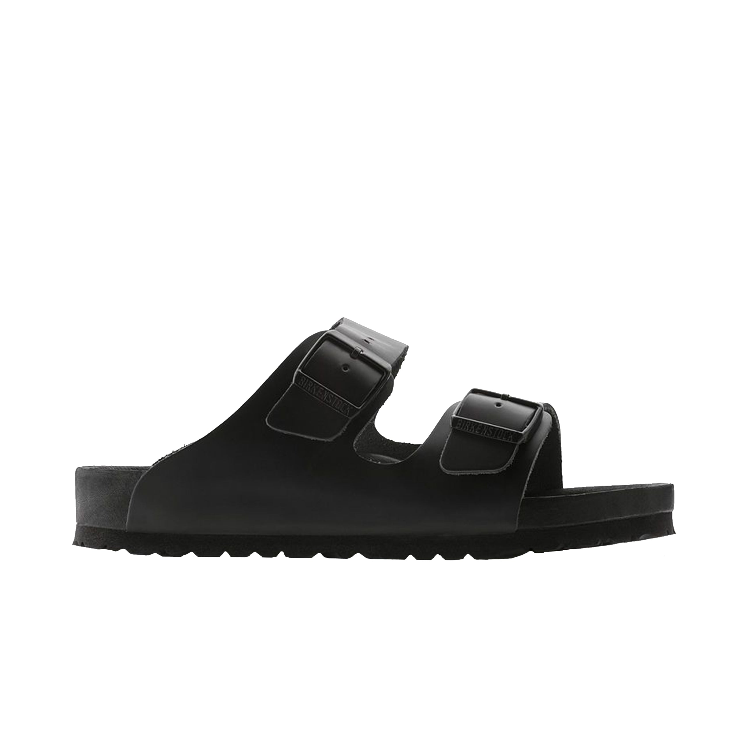 Birkenstock Monterey Black Exquisite Smooth Leather side view