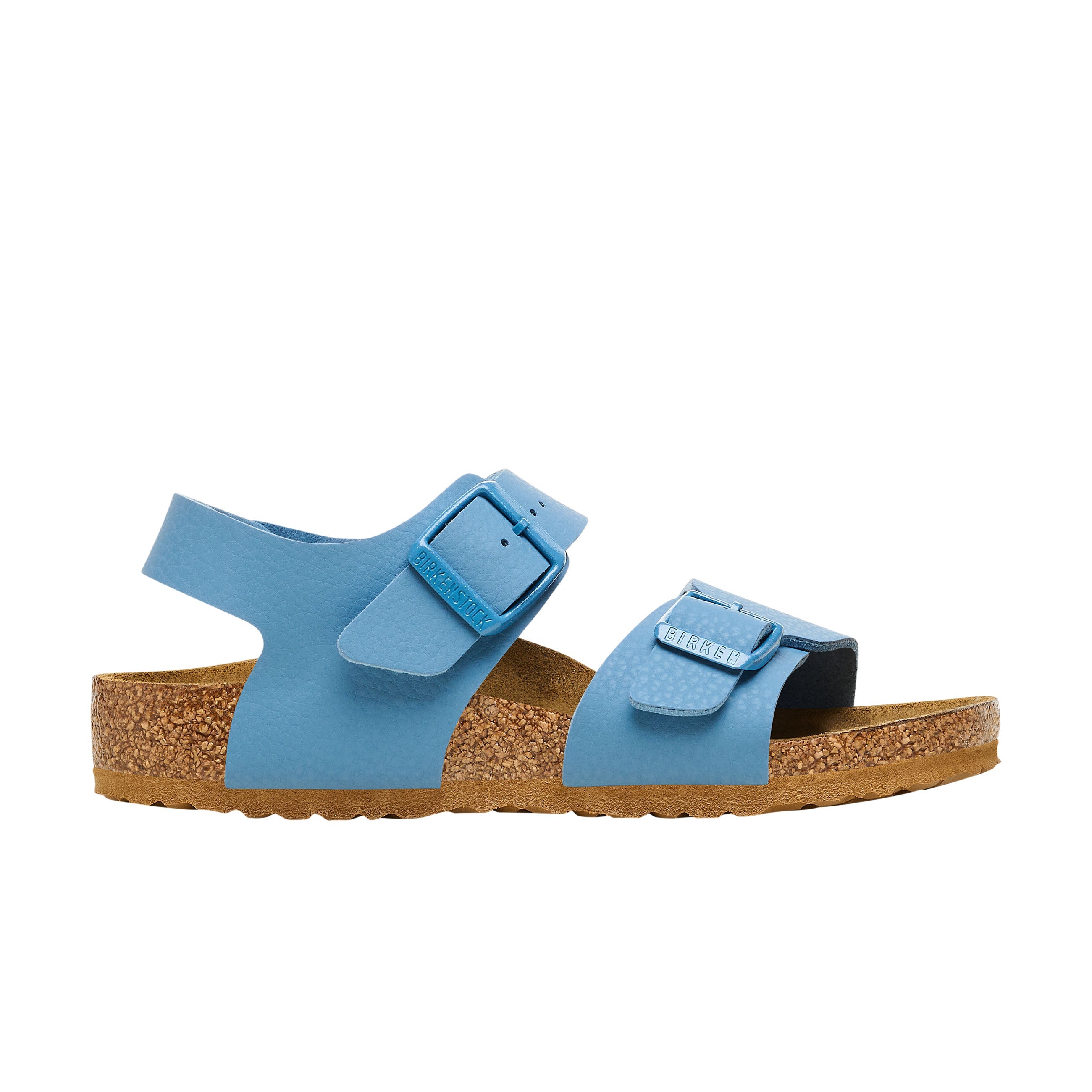 Birkenstock New York Kids Birko-Flor Desert Soil Elemental Blue side view