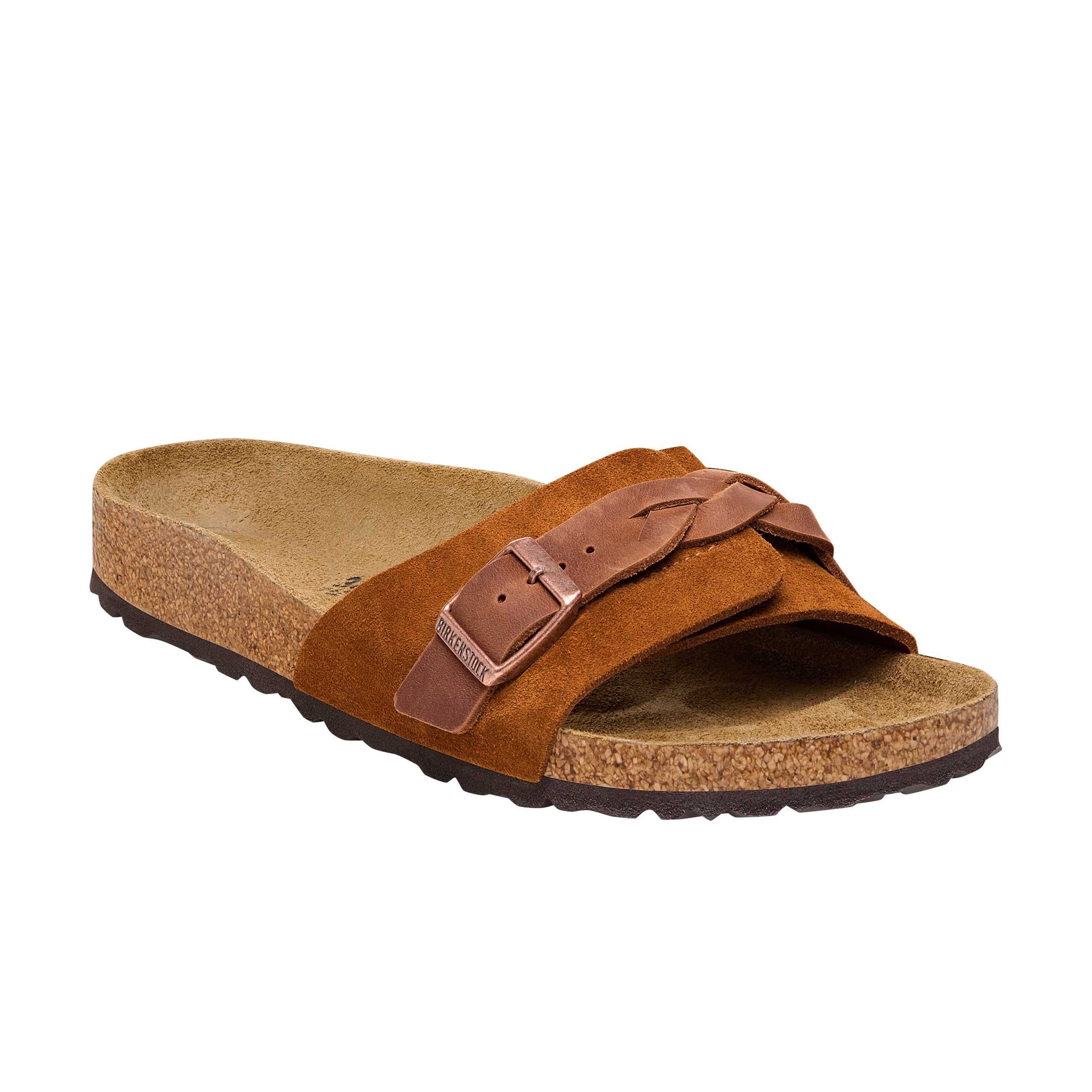 Birkenstock Oita Braided Suede Leather Mink