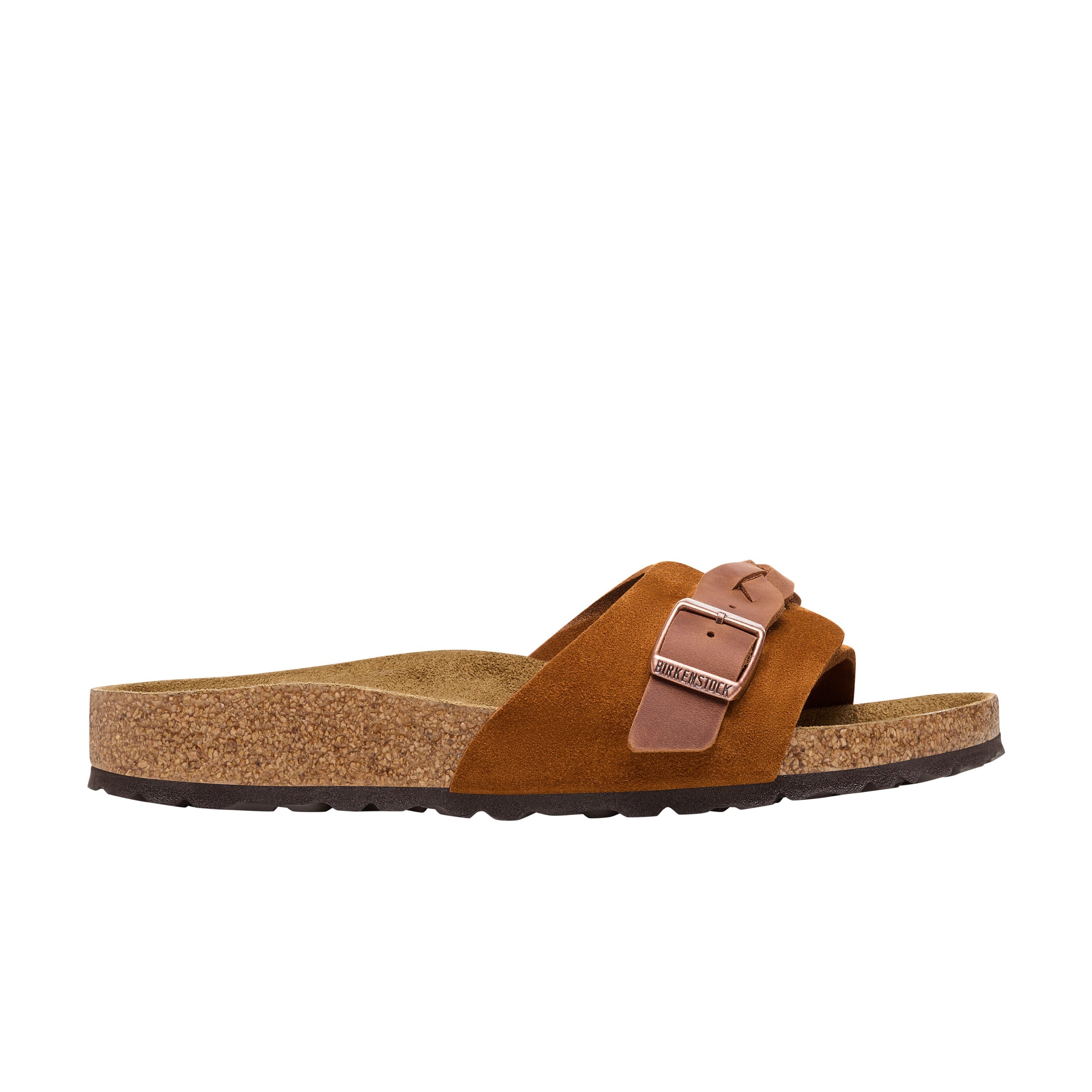 Birkenstock Oita Braided Suede Leather Mink side view