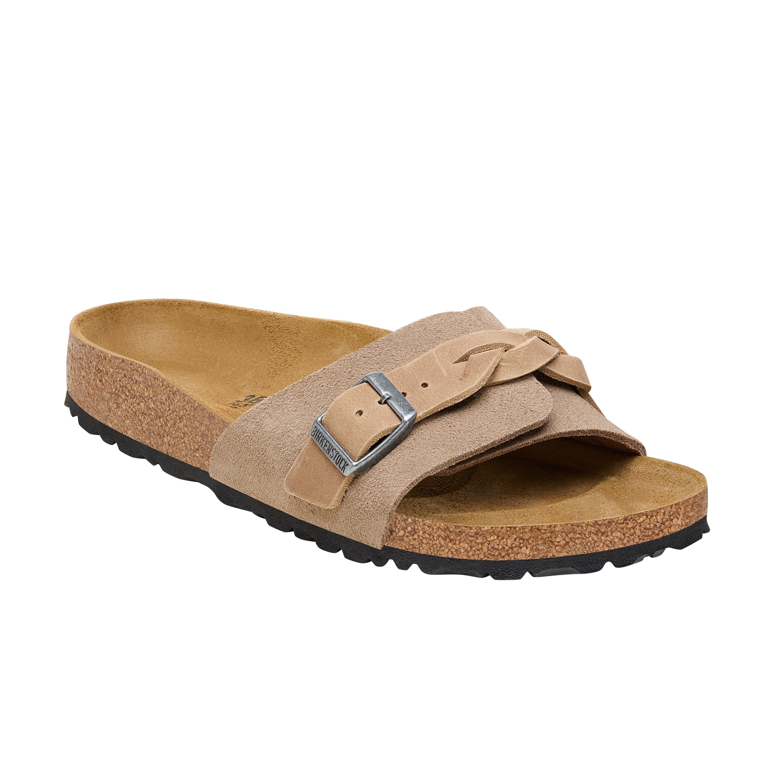 Birkenstock Oita Braided Suede Leather Taupe