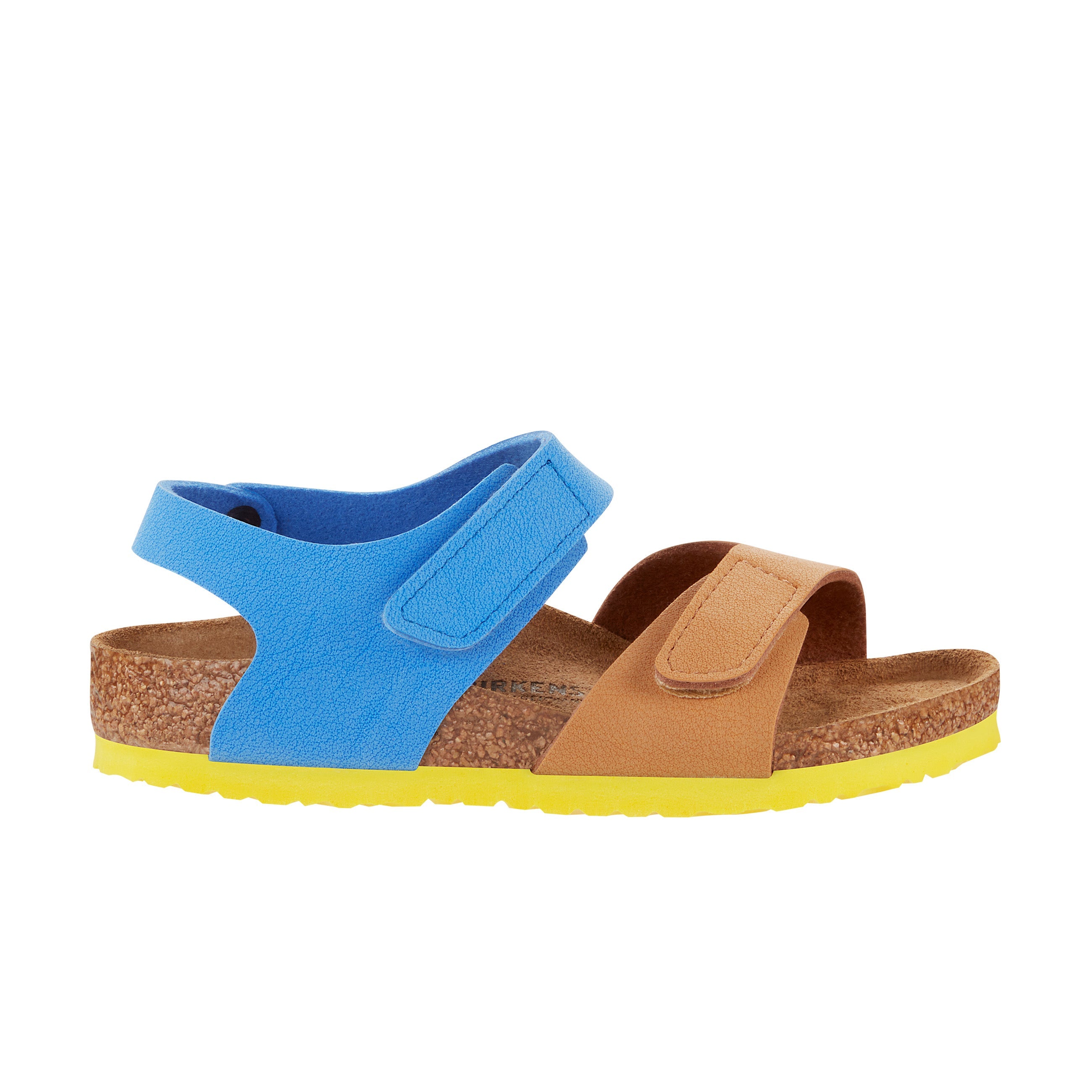 Birkenstock Palu Kids Caramel/Ultra Blue Birko-Flor side view