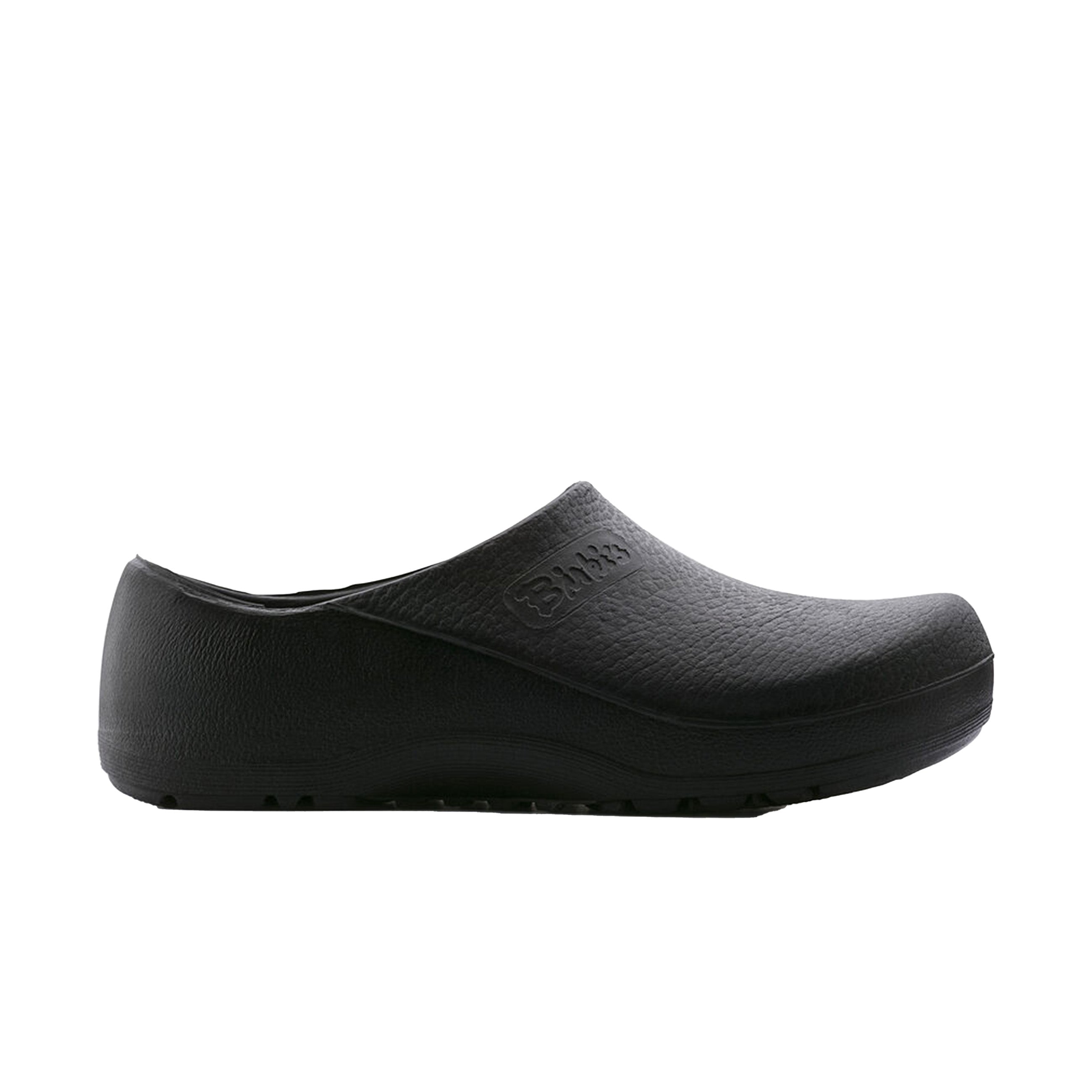 Birkenstock Profi Birki Fusion Black Polyurethane side view