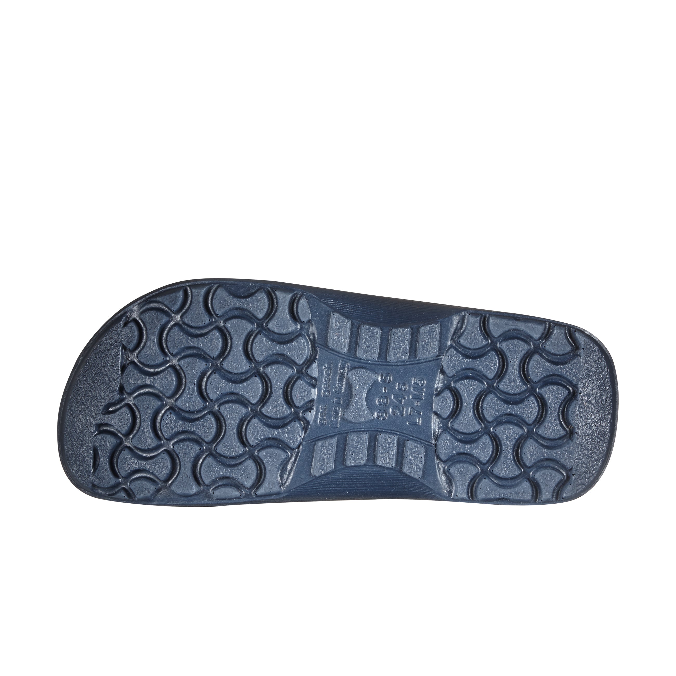 Birkenstock Profi Birki Fusion Blue Polyurethane sole view