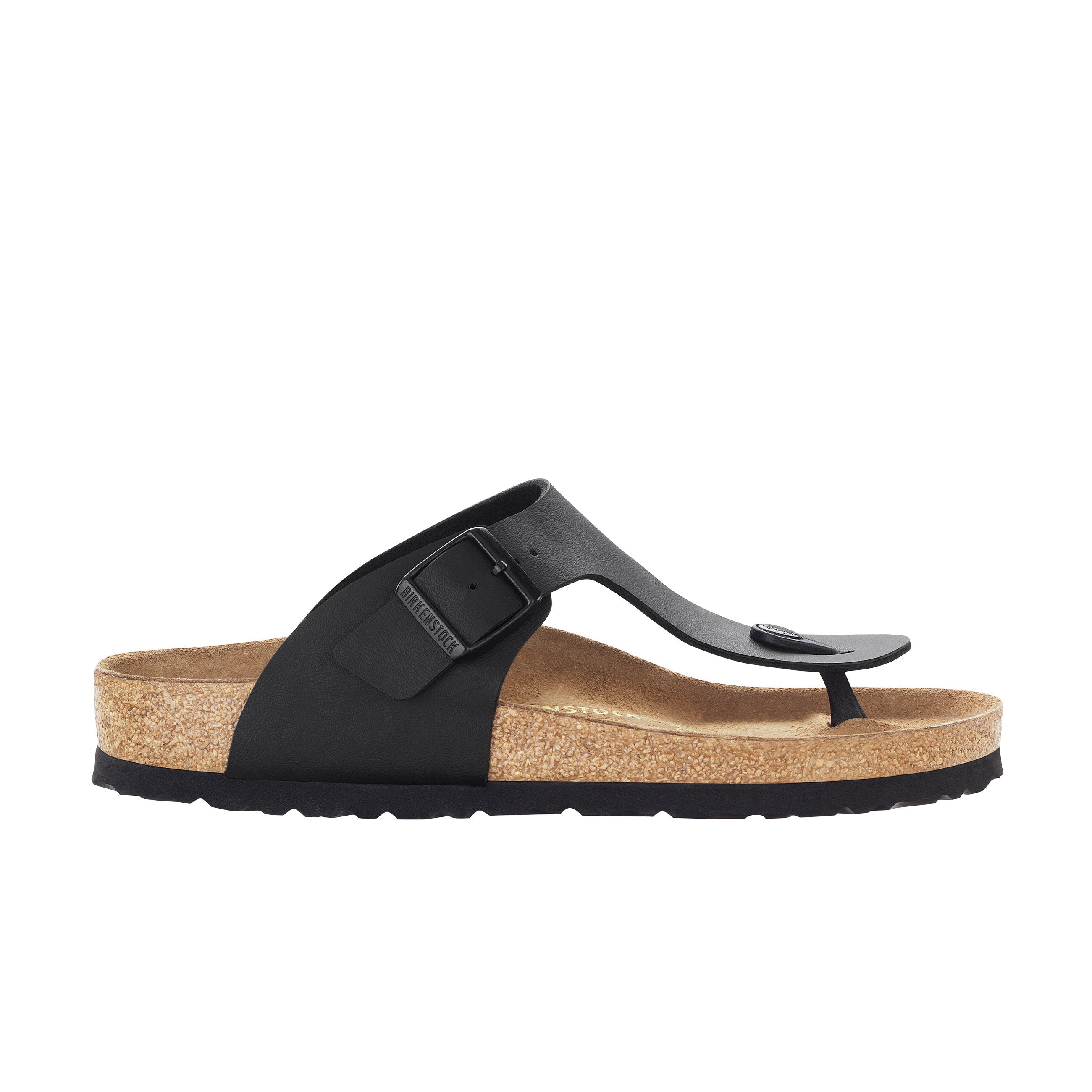 Birkenstock Ramses Black Birko-Flor side view