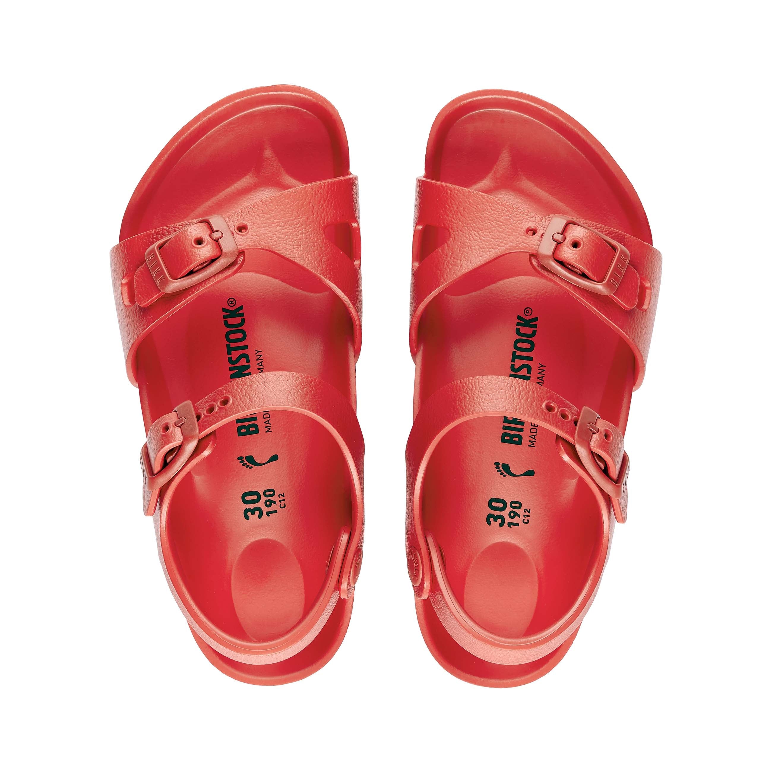 Birkenstock Rio Kids EVA Active Red top view